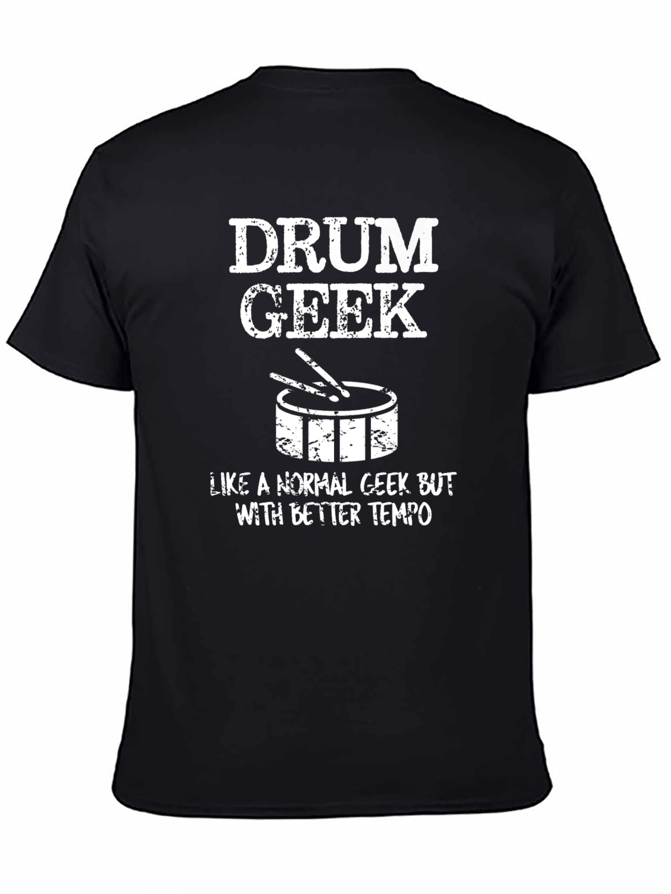 Drum Geek T-Shirt - Funny Musician Tee