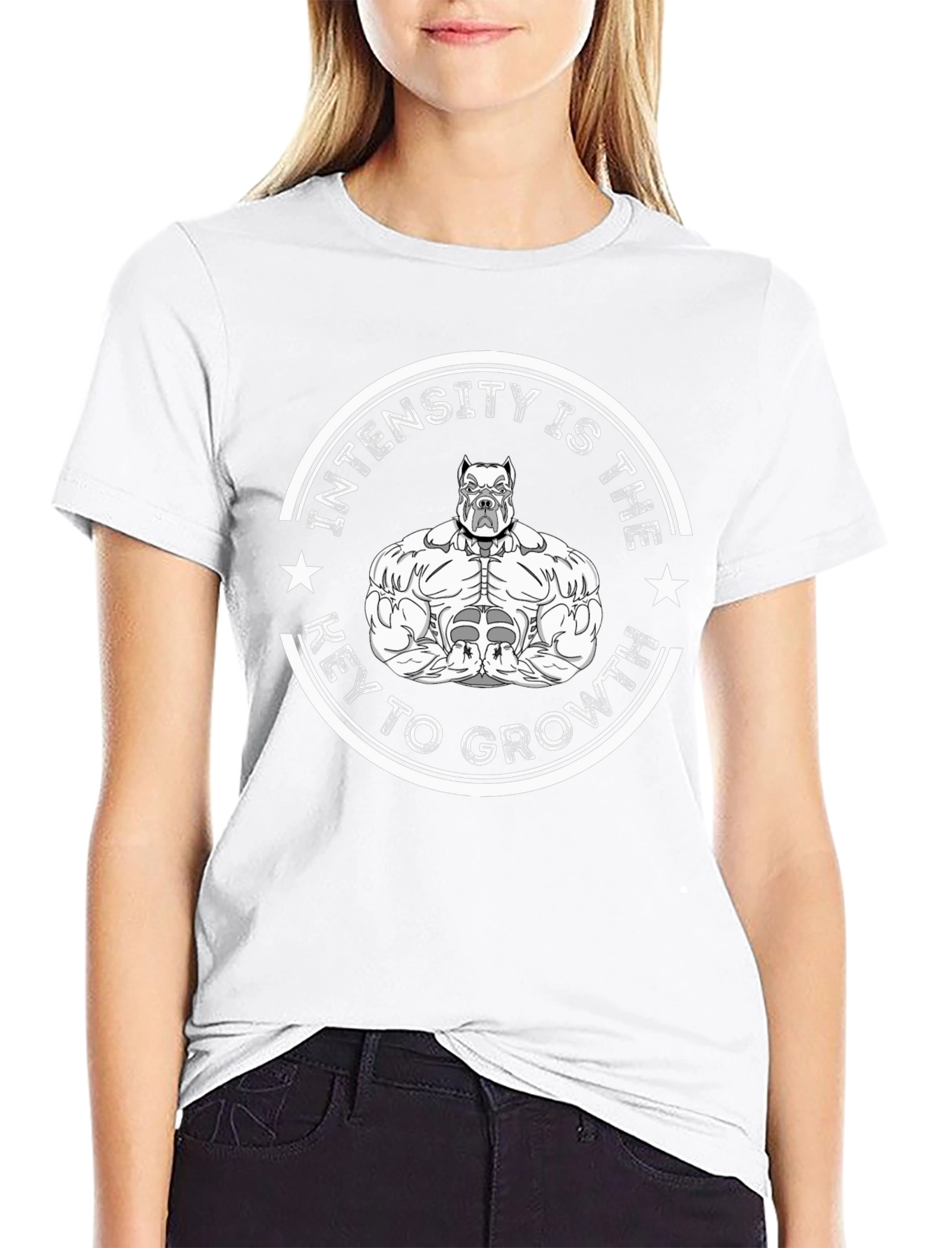 Intensity is the Key to Growth Pitbull T-Shirt