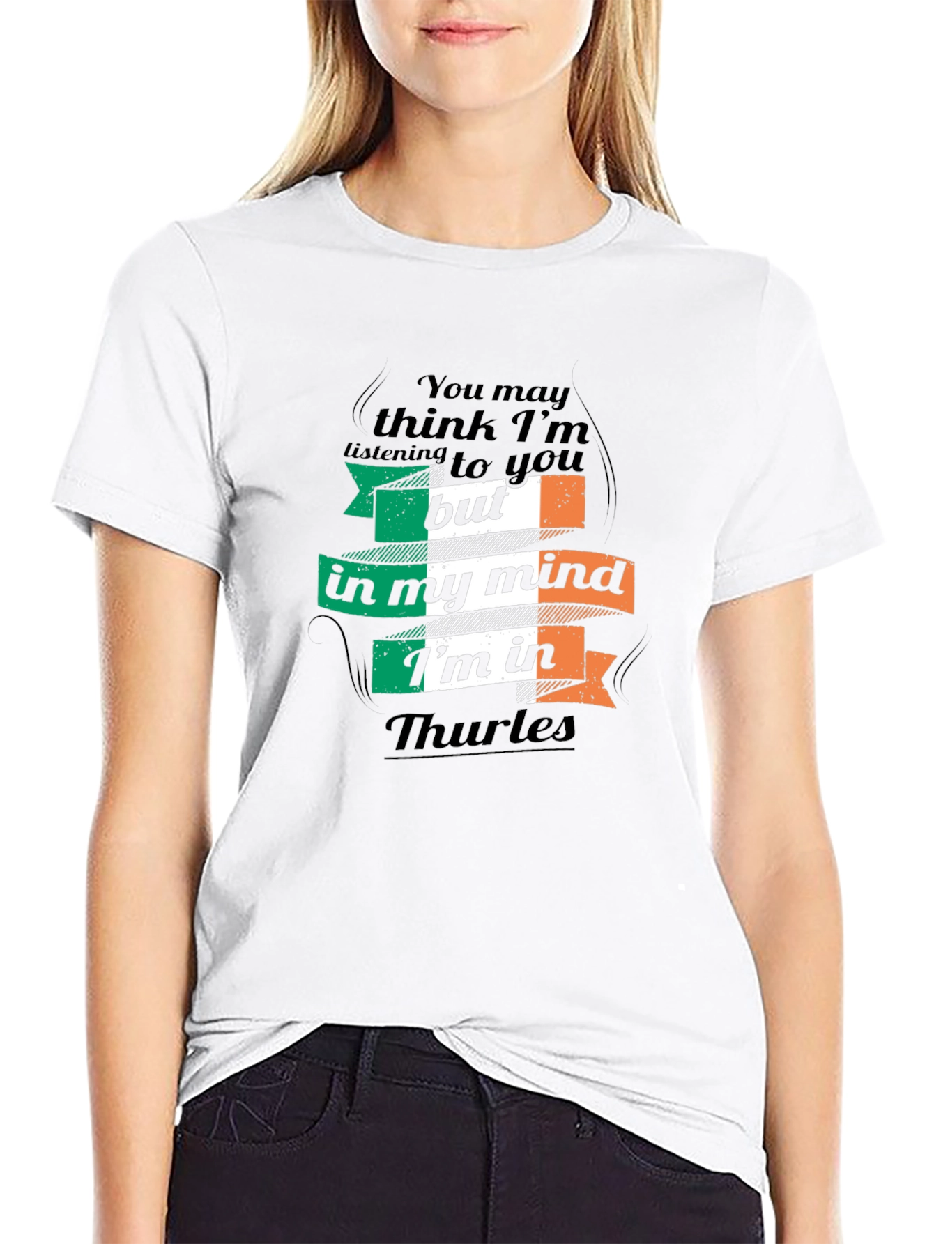 Irish Pride Thurles T-Shirt - Mens Black Tee