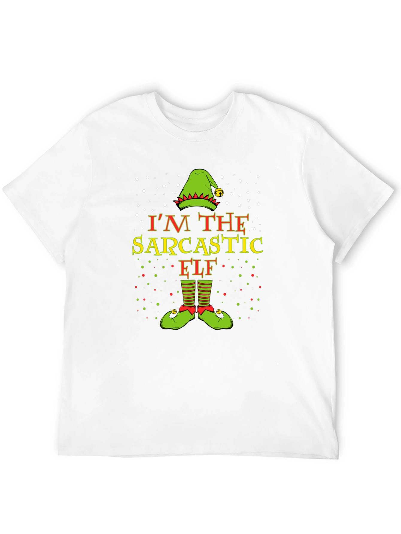 Sarcastic Elf Christmas T-Shirt - Holiday Fun