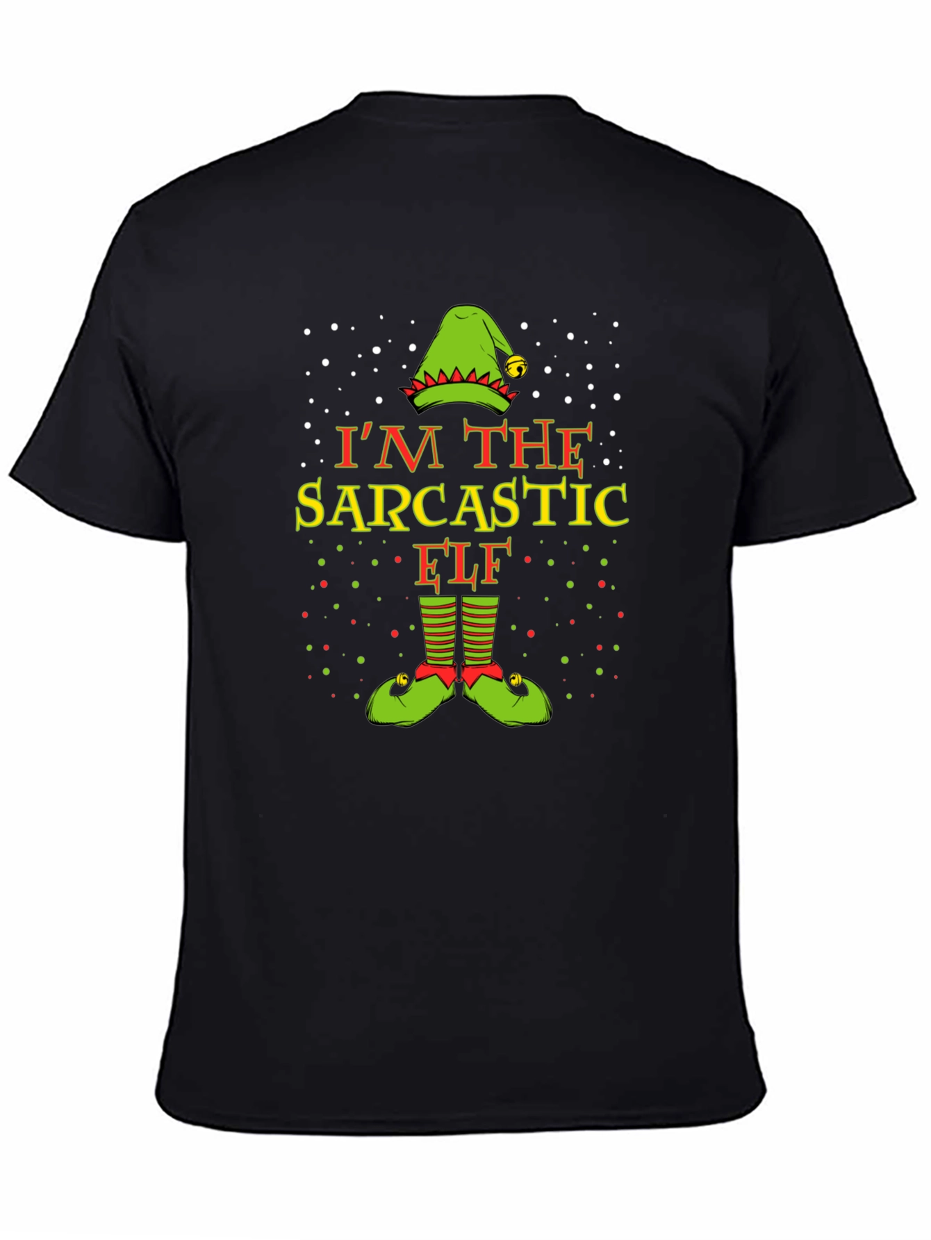 Sarcastic Elf Christmas T-Shirt - Holiday Fun