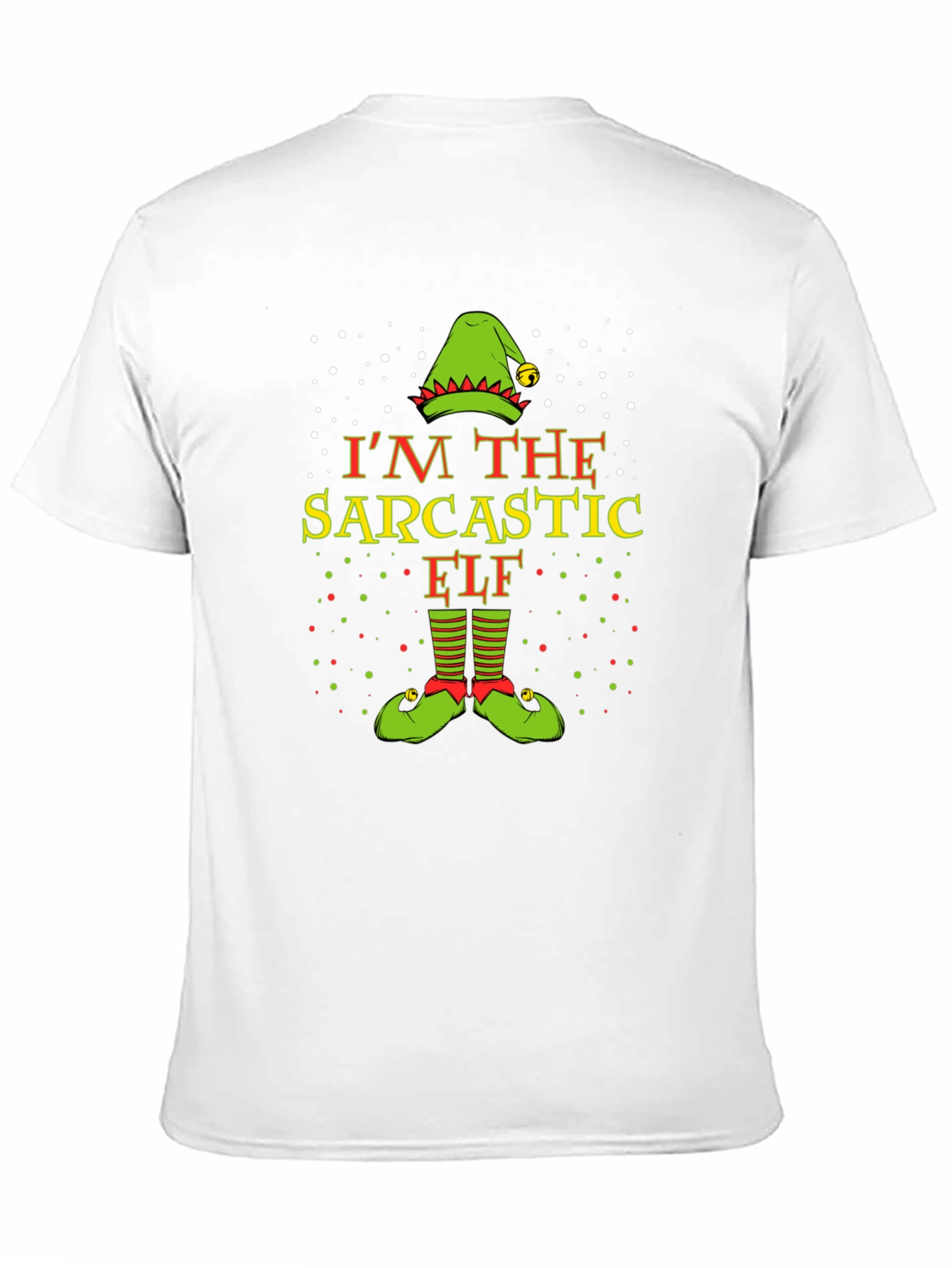 Sarcastic Elf Christmas T-Shirt - Holiday Fun