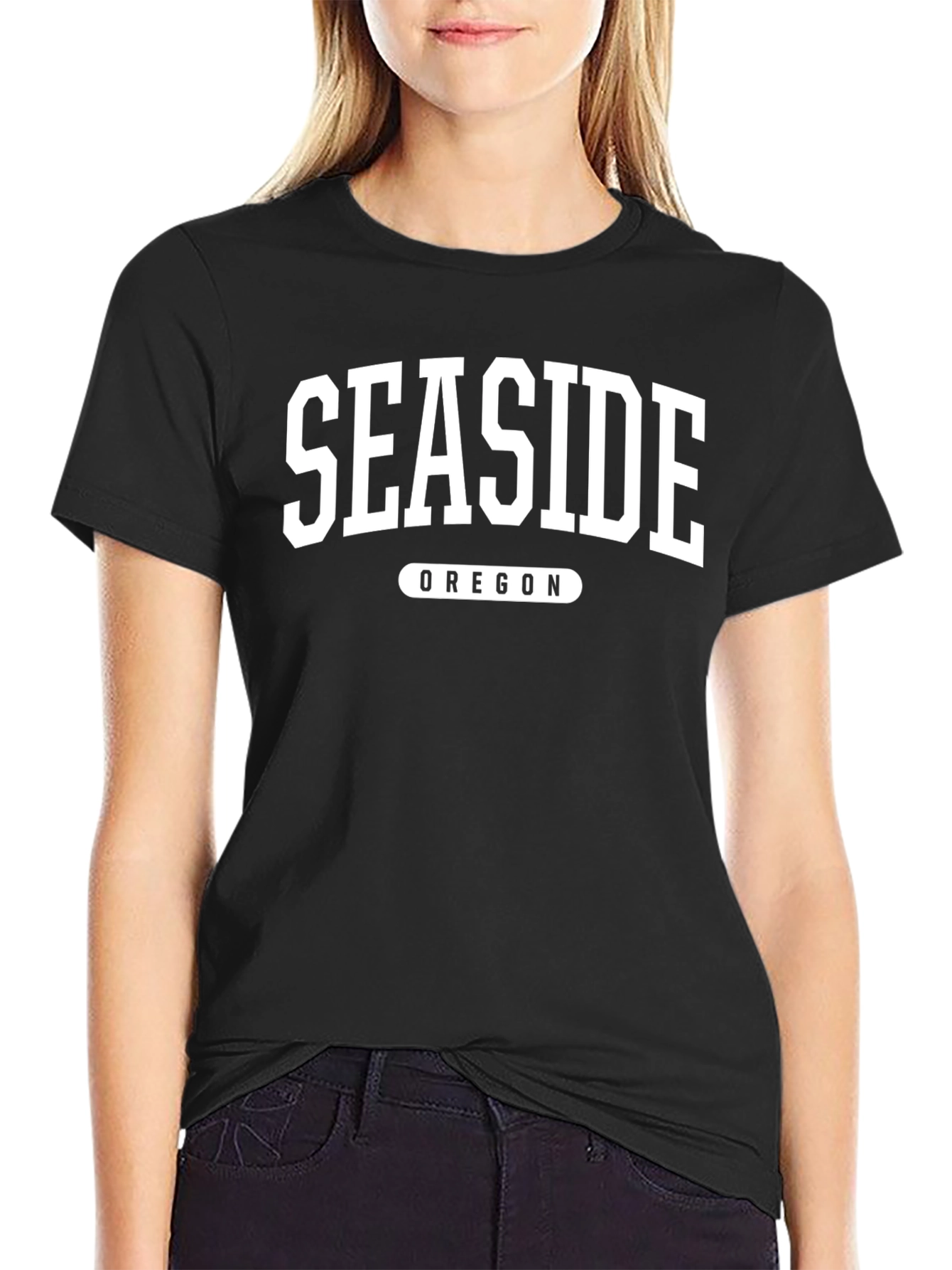 Seaside Oregon T-Shirt - Retro Style Graphic Tee