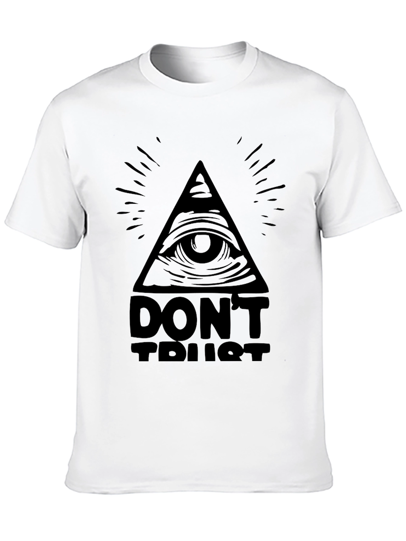 All-Seeing Eye Graphic Tee - Conspiracy Black T-Shirt