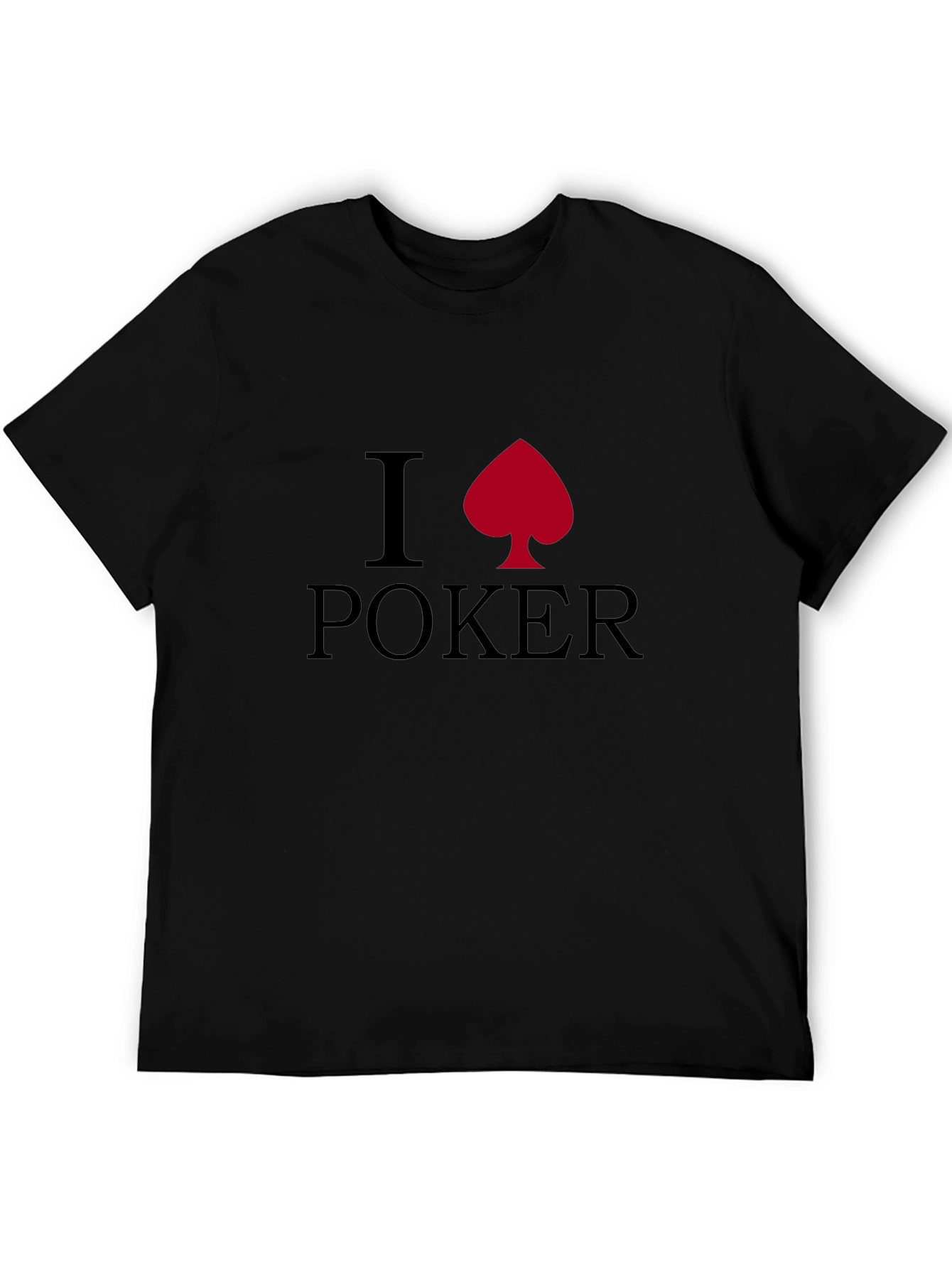 I Heart Poker T-Shirt - Spade Design