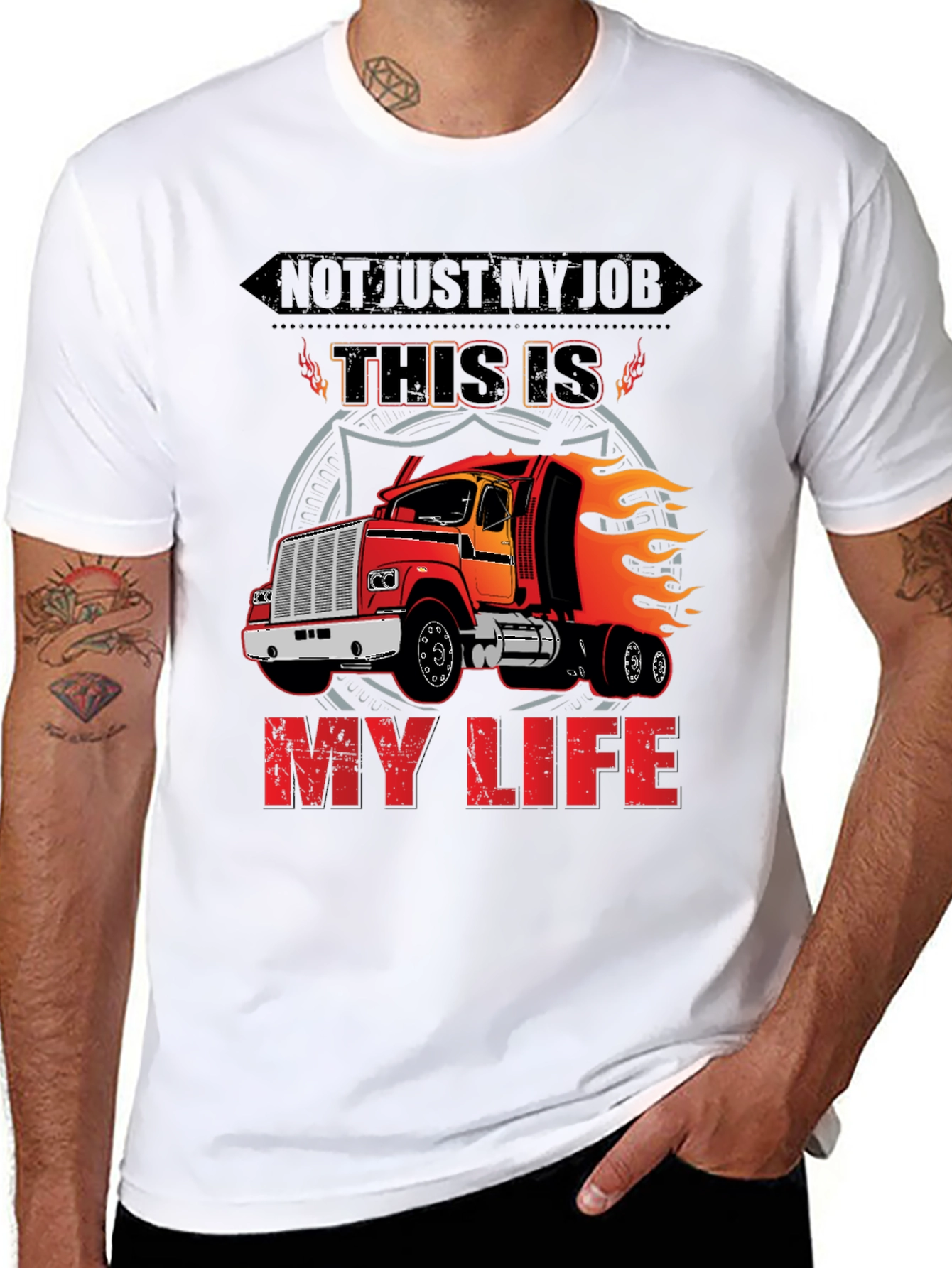 Trucker T-Shirt: Not Just My Job My Life!