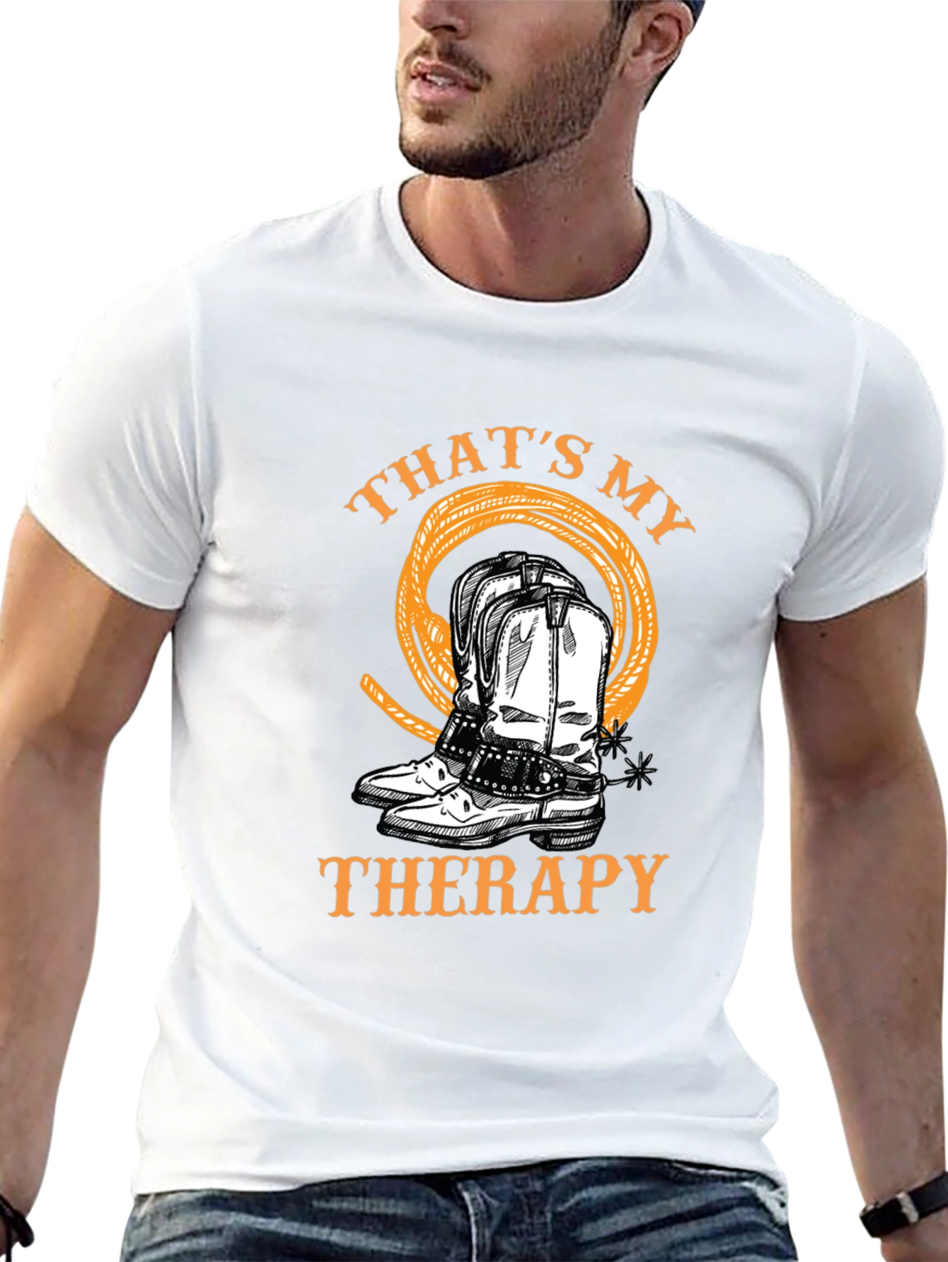 Cowboy Boots Therapy T-Shirt