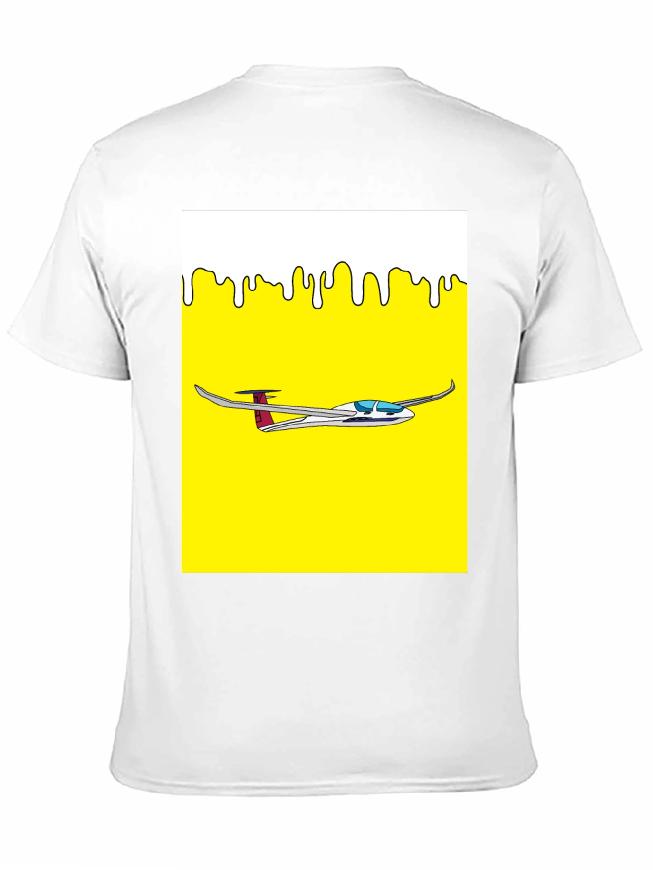 Glider Plane Graphic Tee - Aviation Enthusiast Shirt