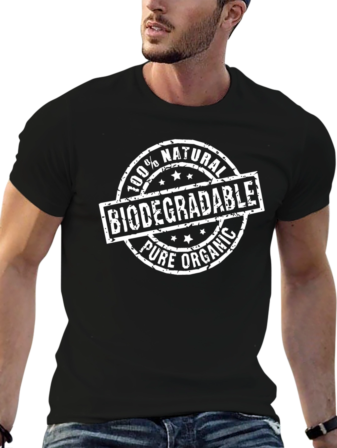 Biodegradable T-Shirt - Organic & Natural