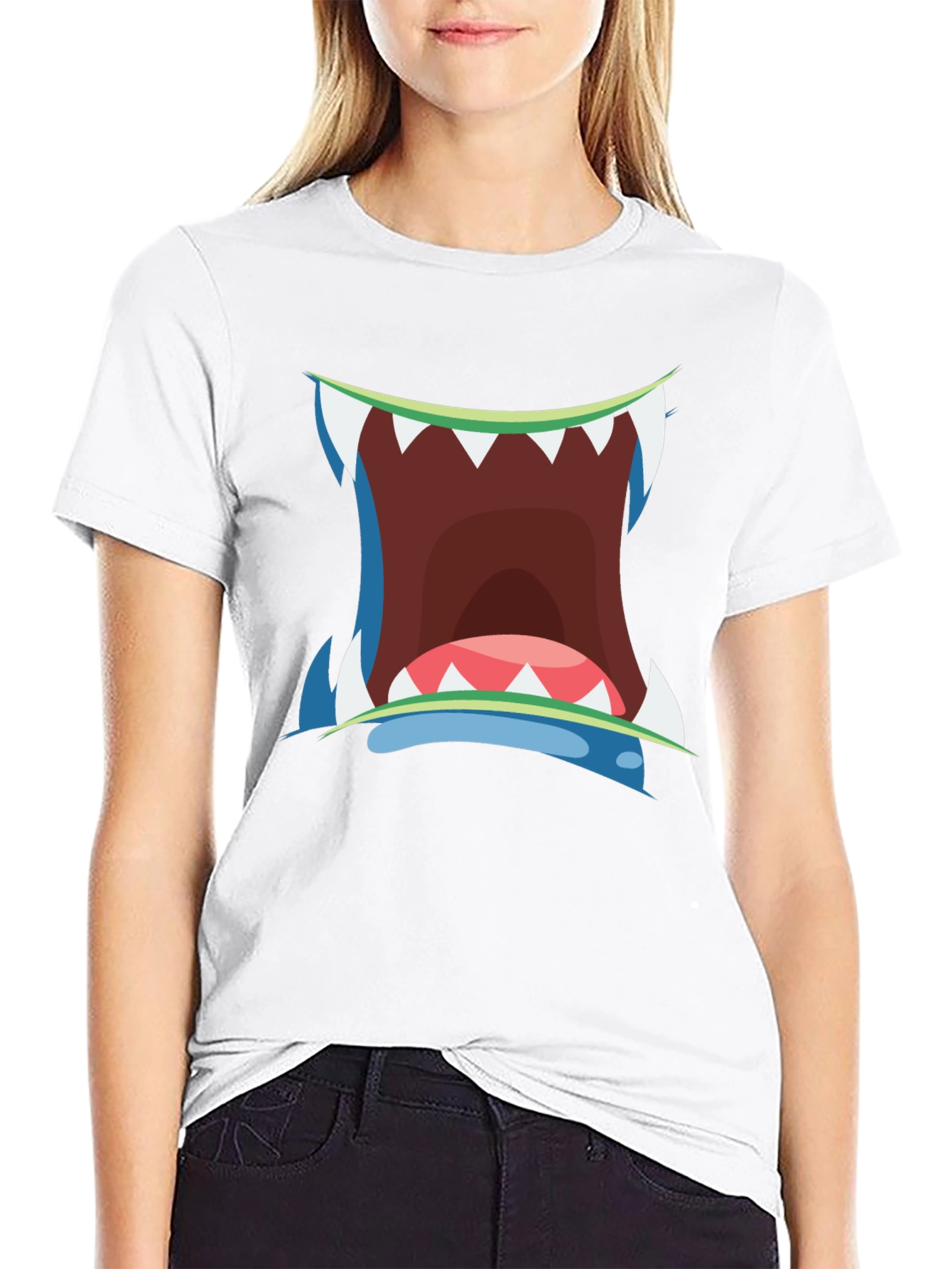 Monster Mouth Graphic T-Shirt