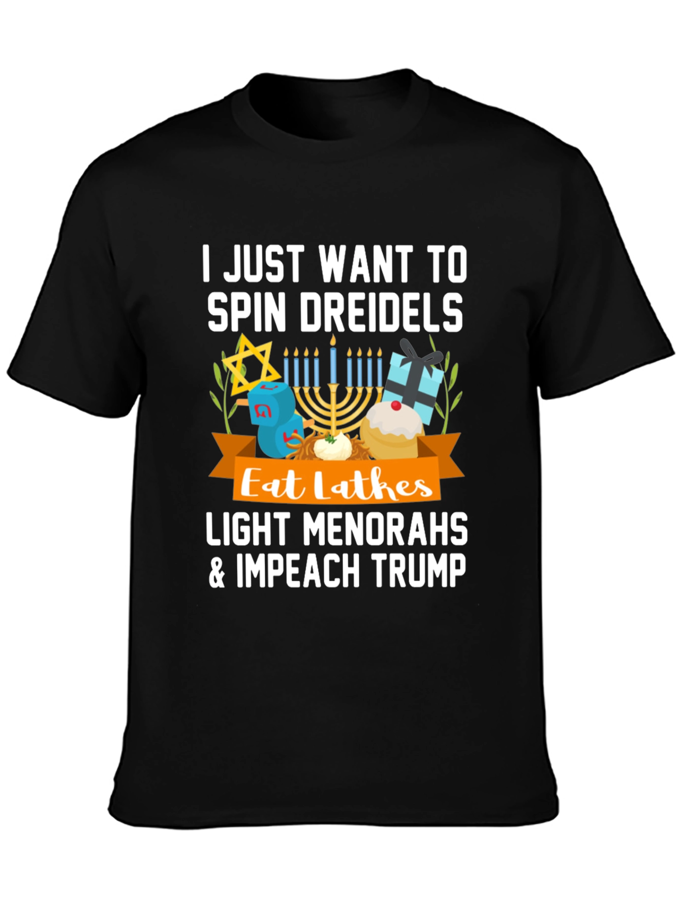 Spin Dreidels & Impeach Trump T-Shirt