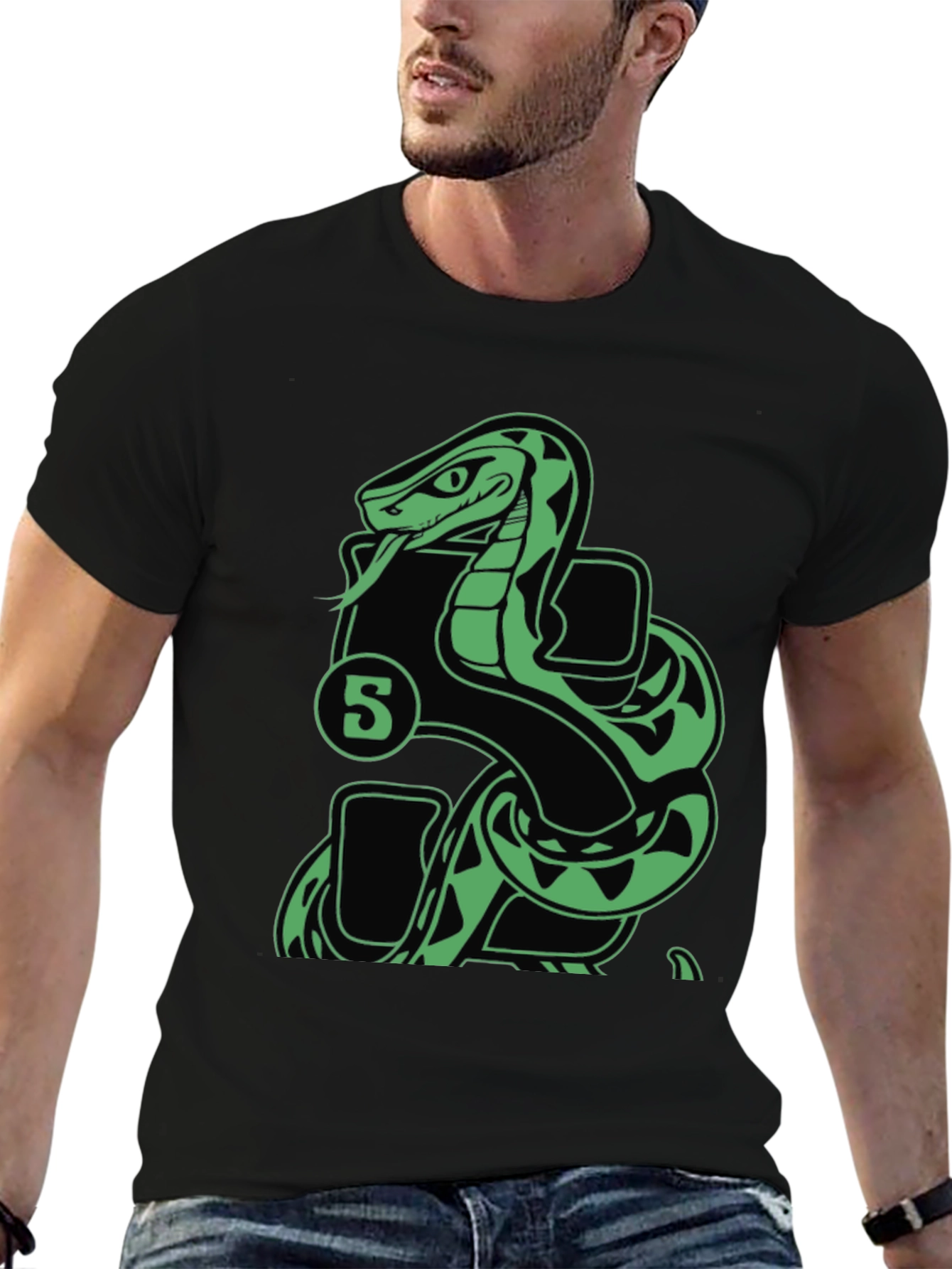 Snake 5 T-Shirt - Cool Graphic Tee