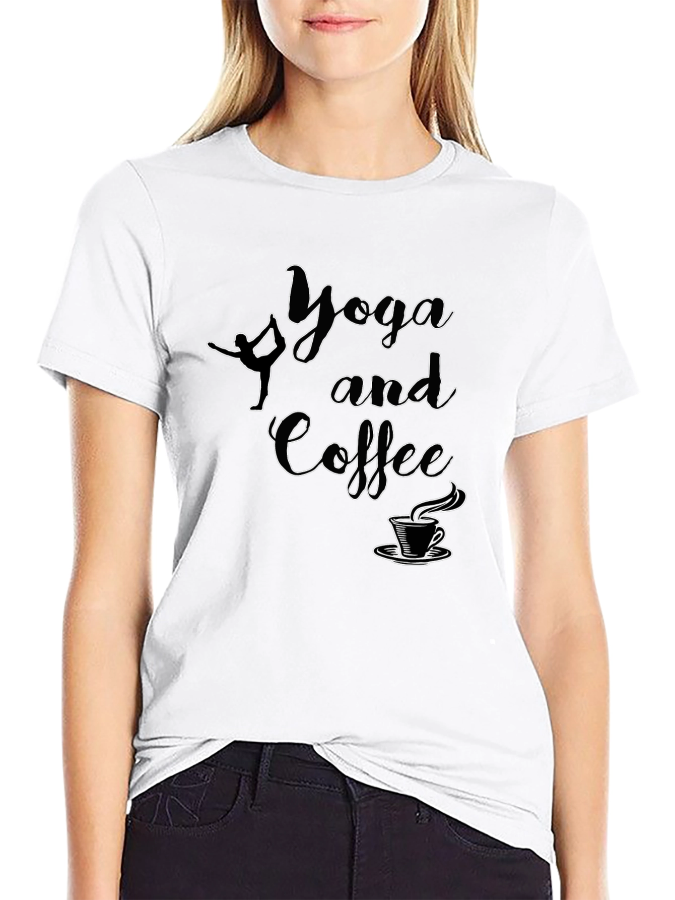 Yoga & Coffee T-Shirt - Relaxed Fit