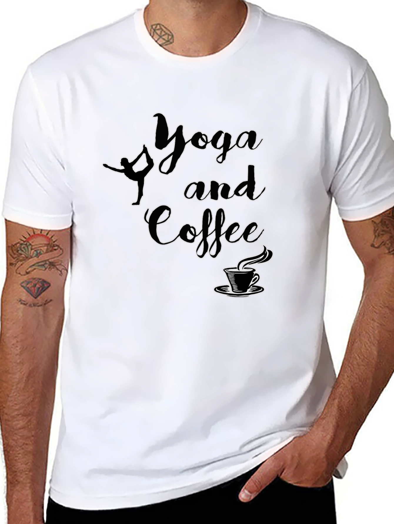 Yoga & Coffee T-Shirt - Relaxed Fit
