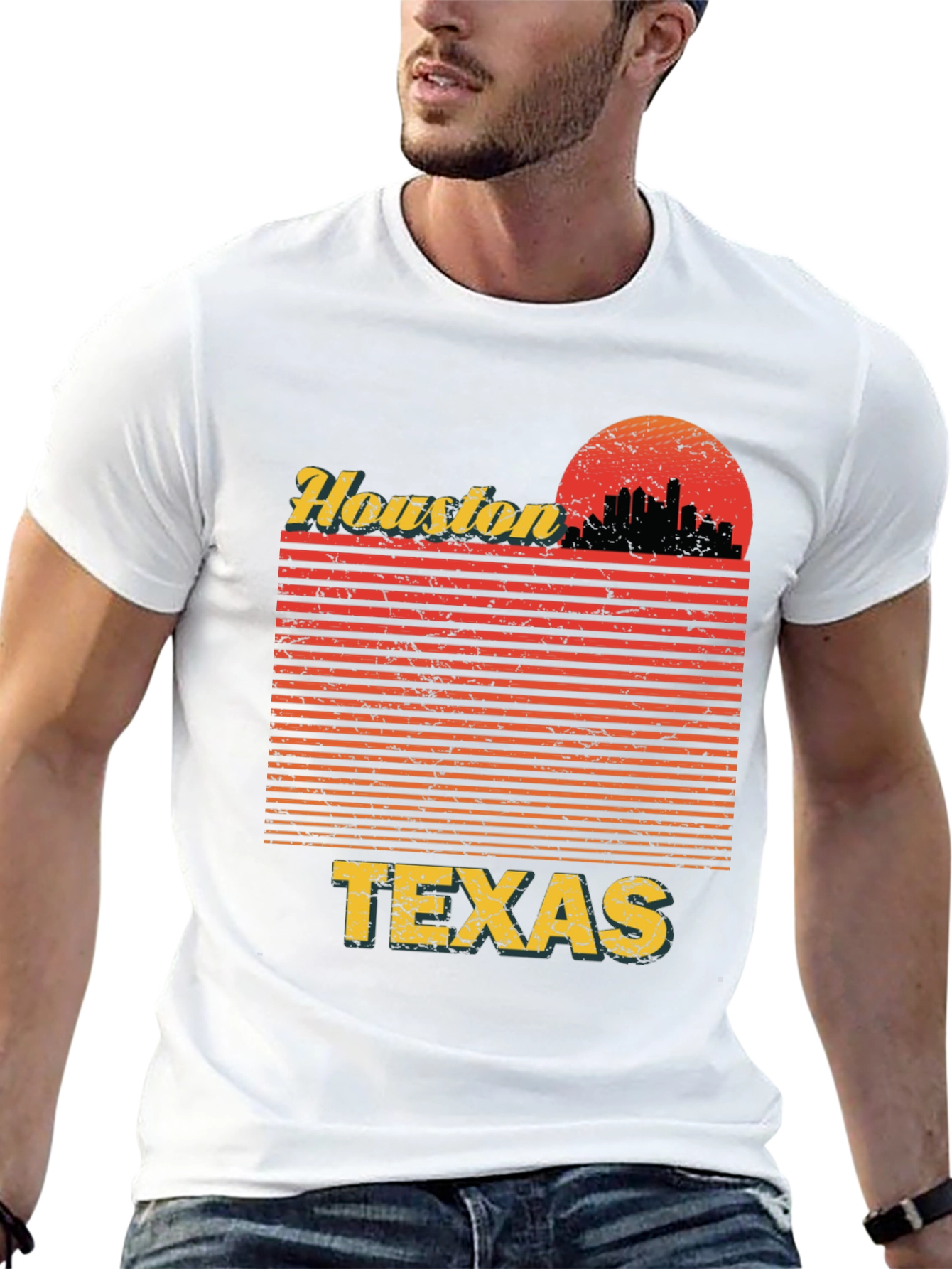 Houston Texas Retro Graphic Tee