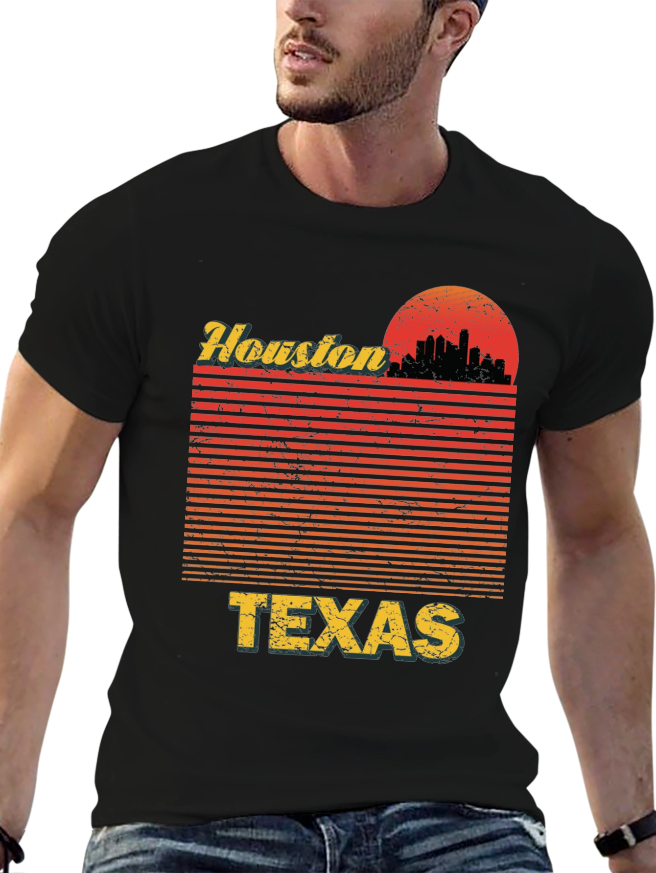 Houston Texas Retro Graphic Tee