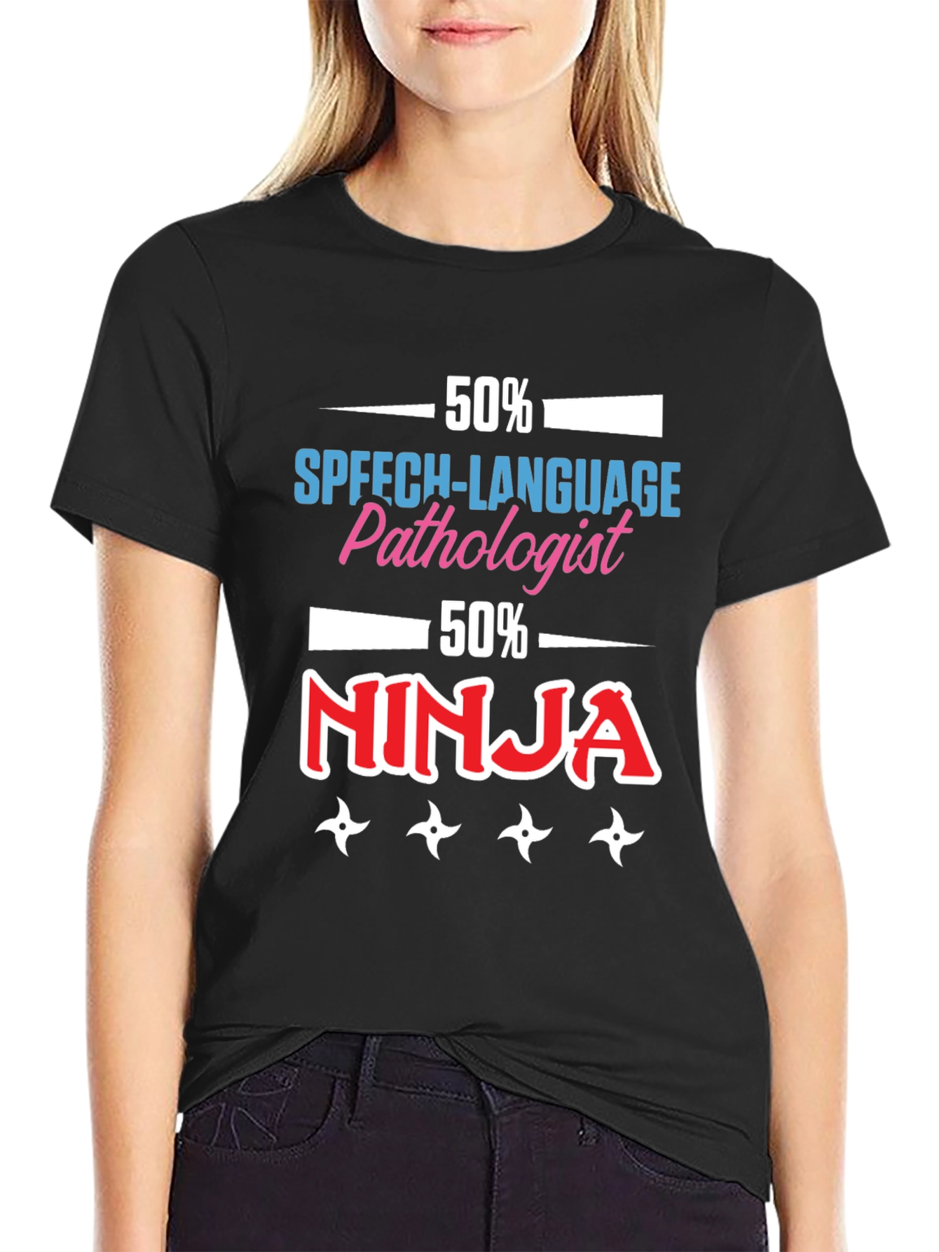 Speech Language Pathologist Ninja T-Shirt
