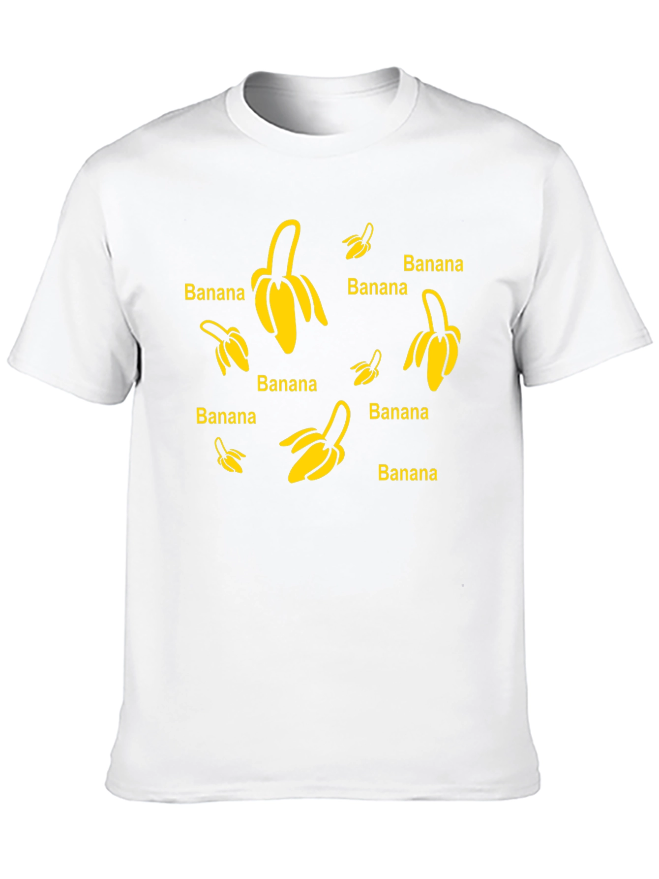 Banana Pattern Graphic T-Shirt - Trendy & Unique