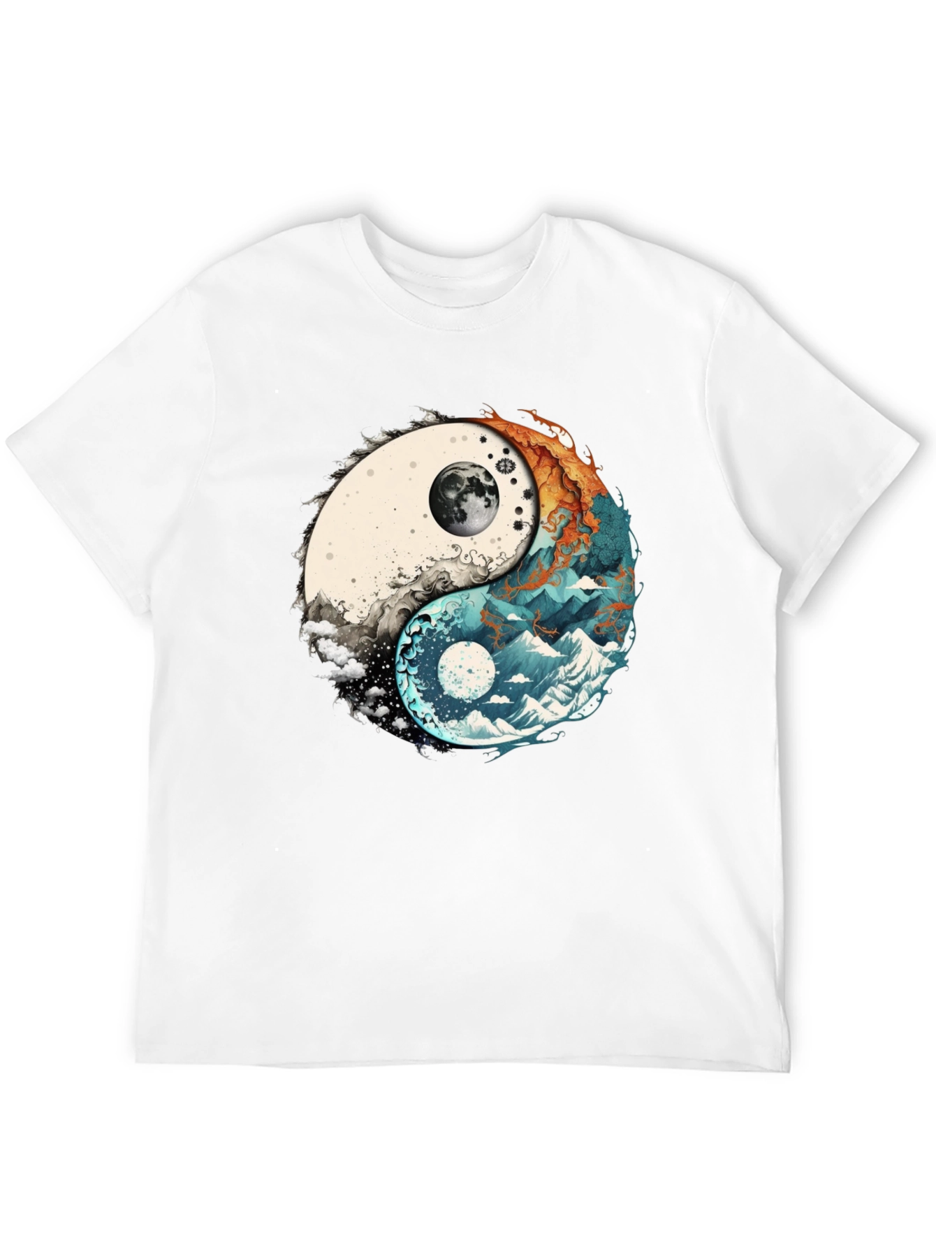 Yin Yang Nature Graphic Tee