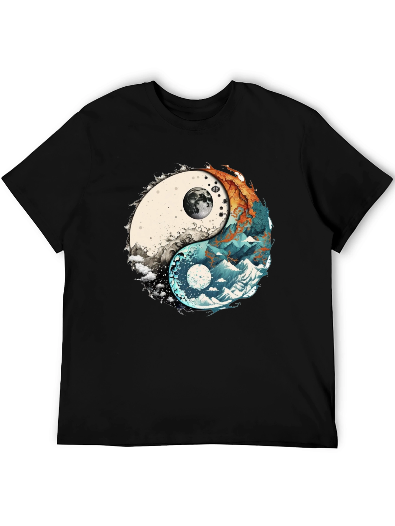 Yin Yang Nature Graphic Tee
