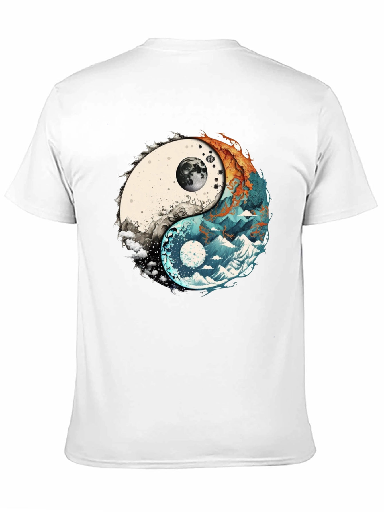Yin Yang Nature Graphic Tee