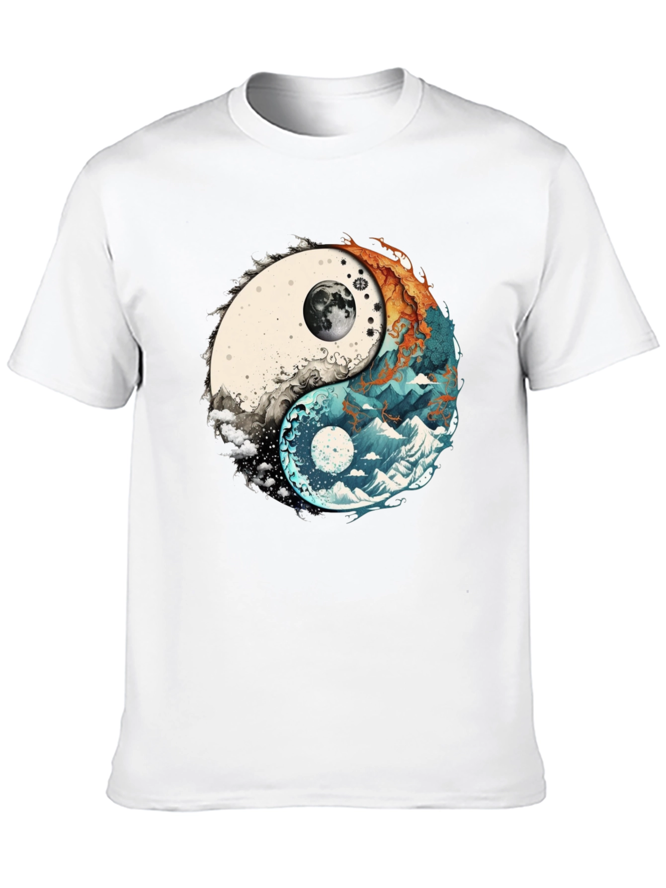 Yin Yang Nature Graphic Tee