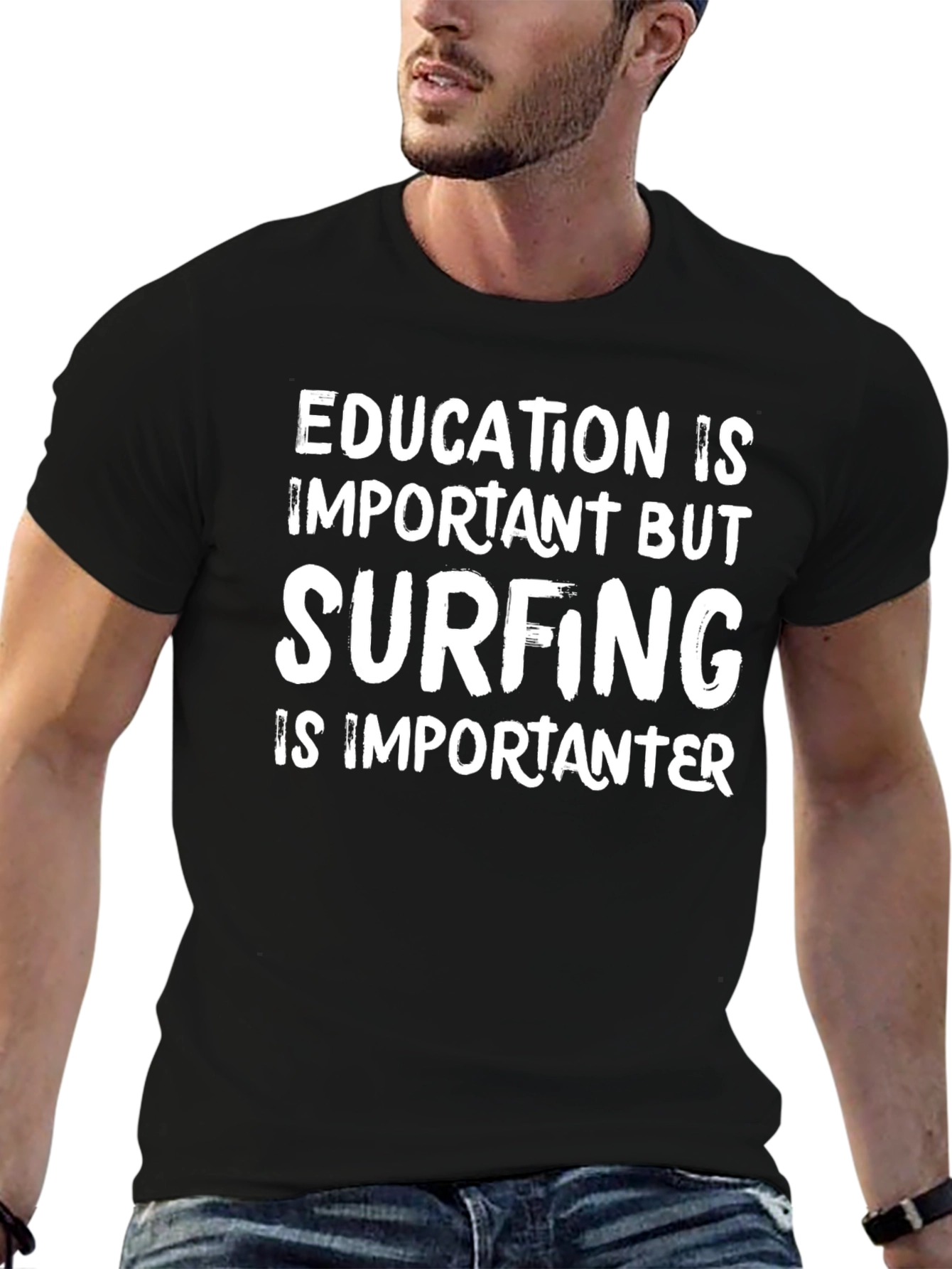 Funny Surfing is Importanter T-Shirt