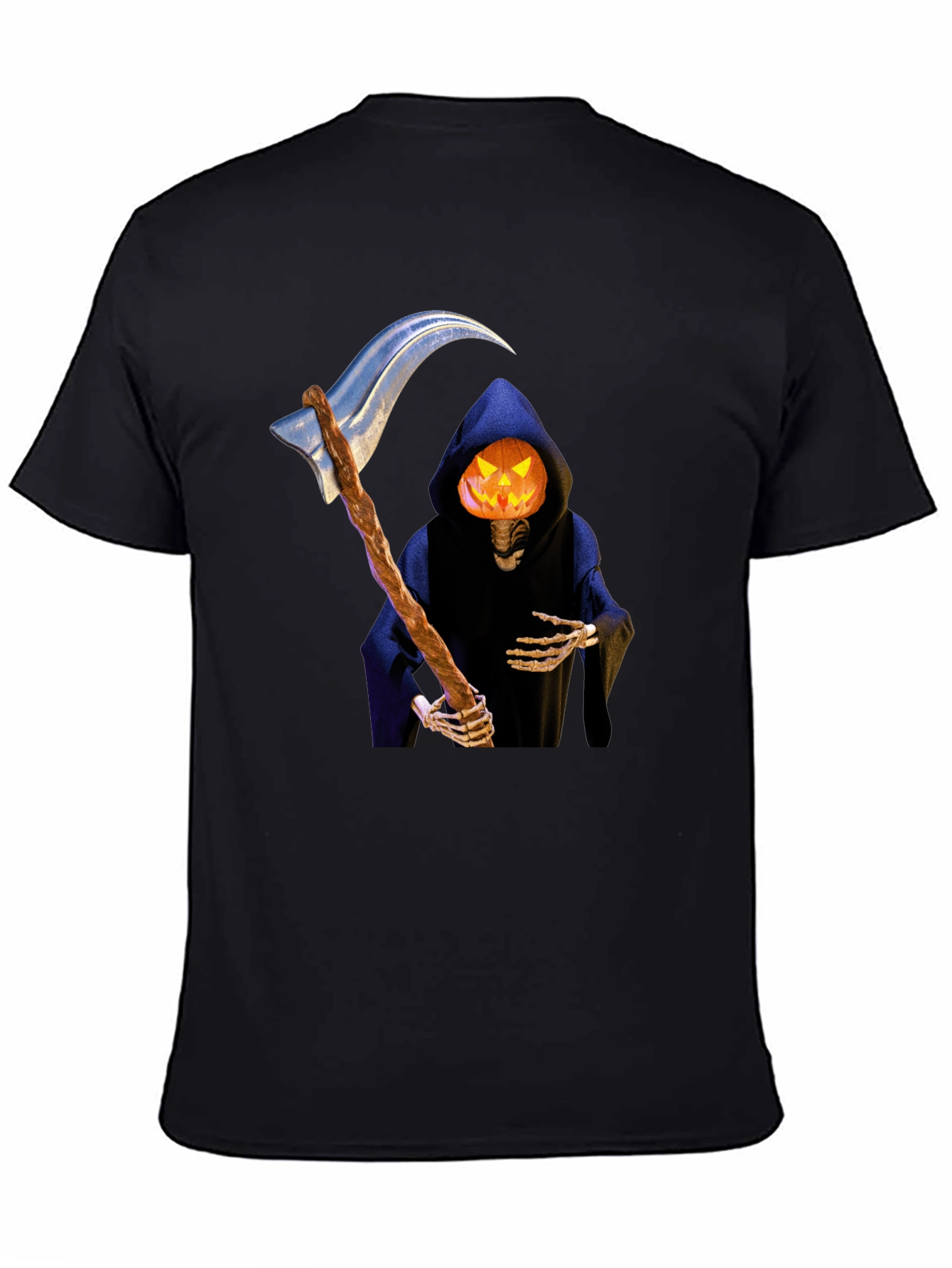 Grim Reaper Pumpkin Head T-Shirt