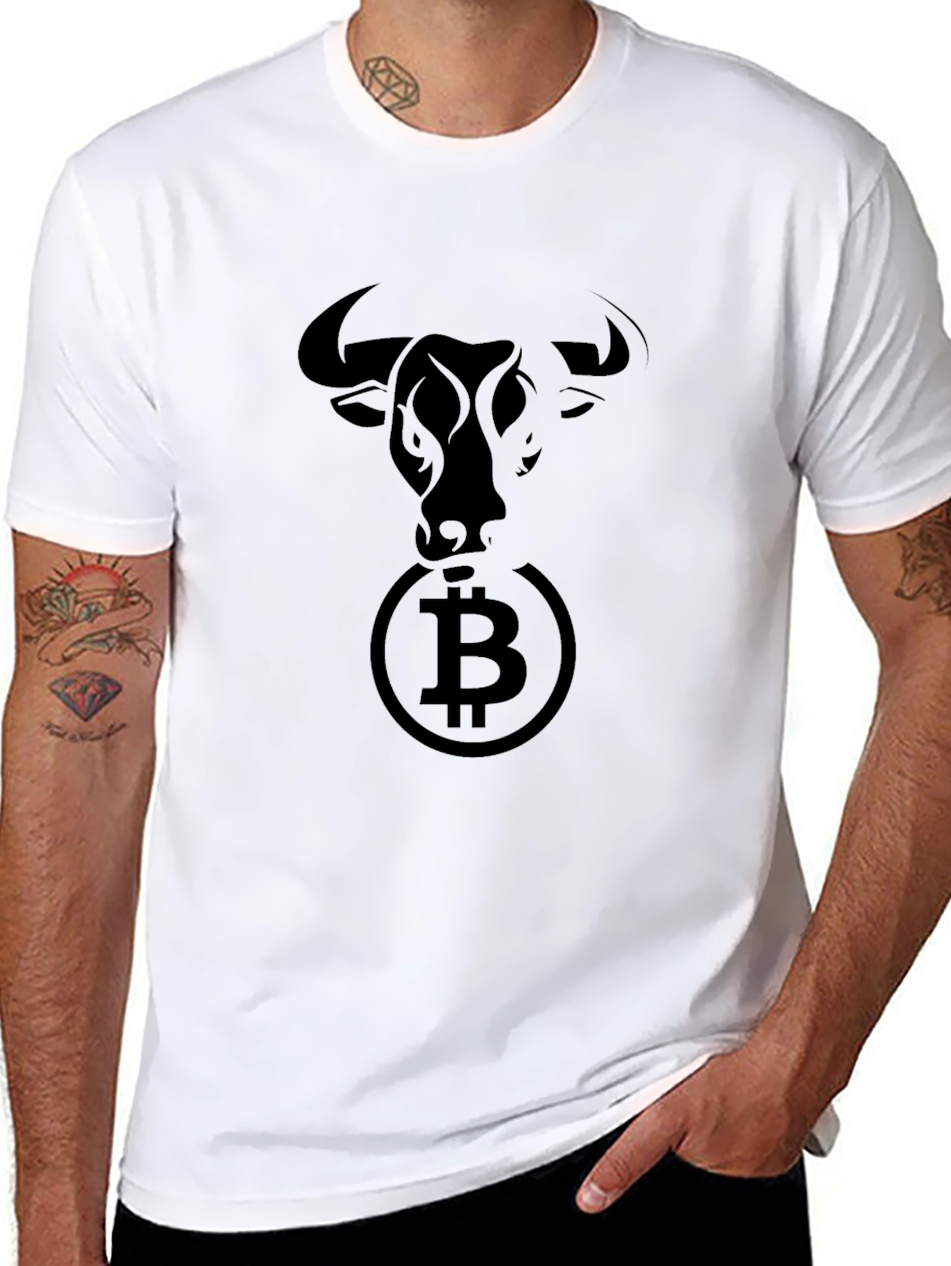 Bull Bitcoin Crypto T-Shirt