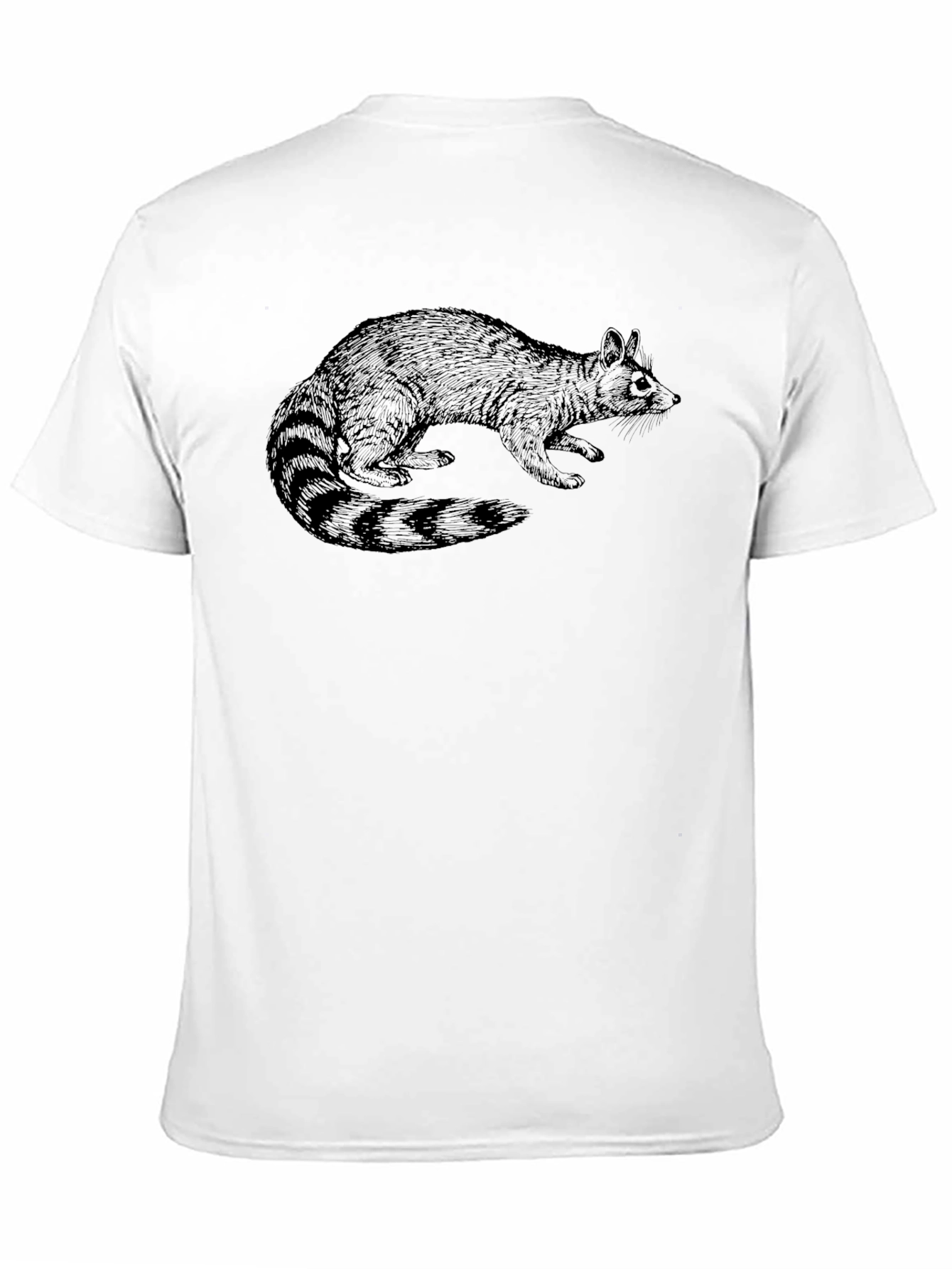 Raccoon Graphic Tee - Black Unisex T-Shirt
