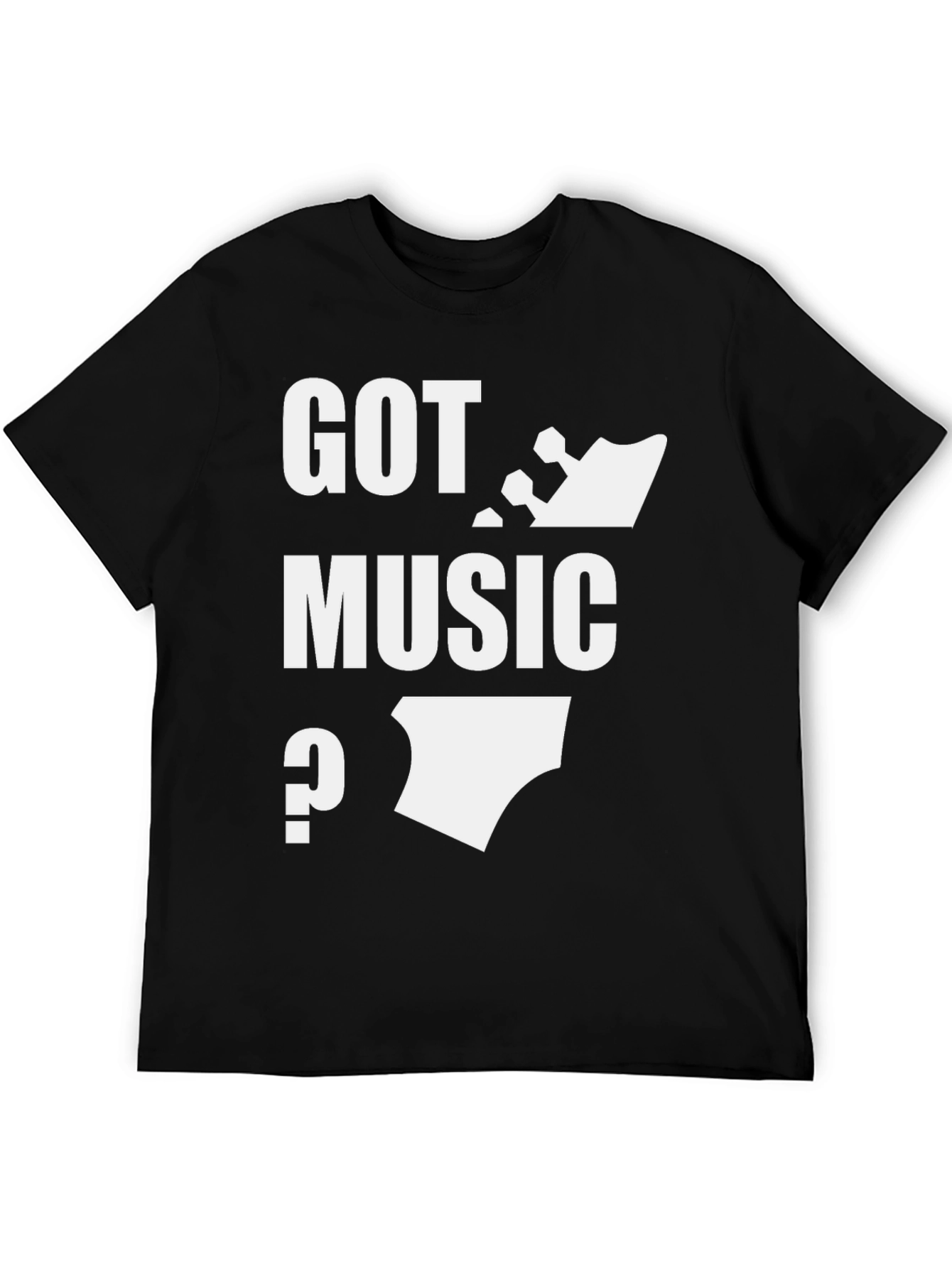 Got Music? Black T-Shirt Graphic Tee
