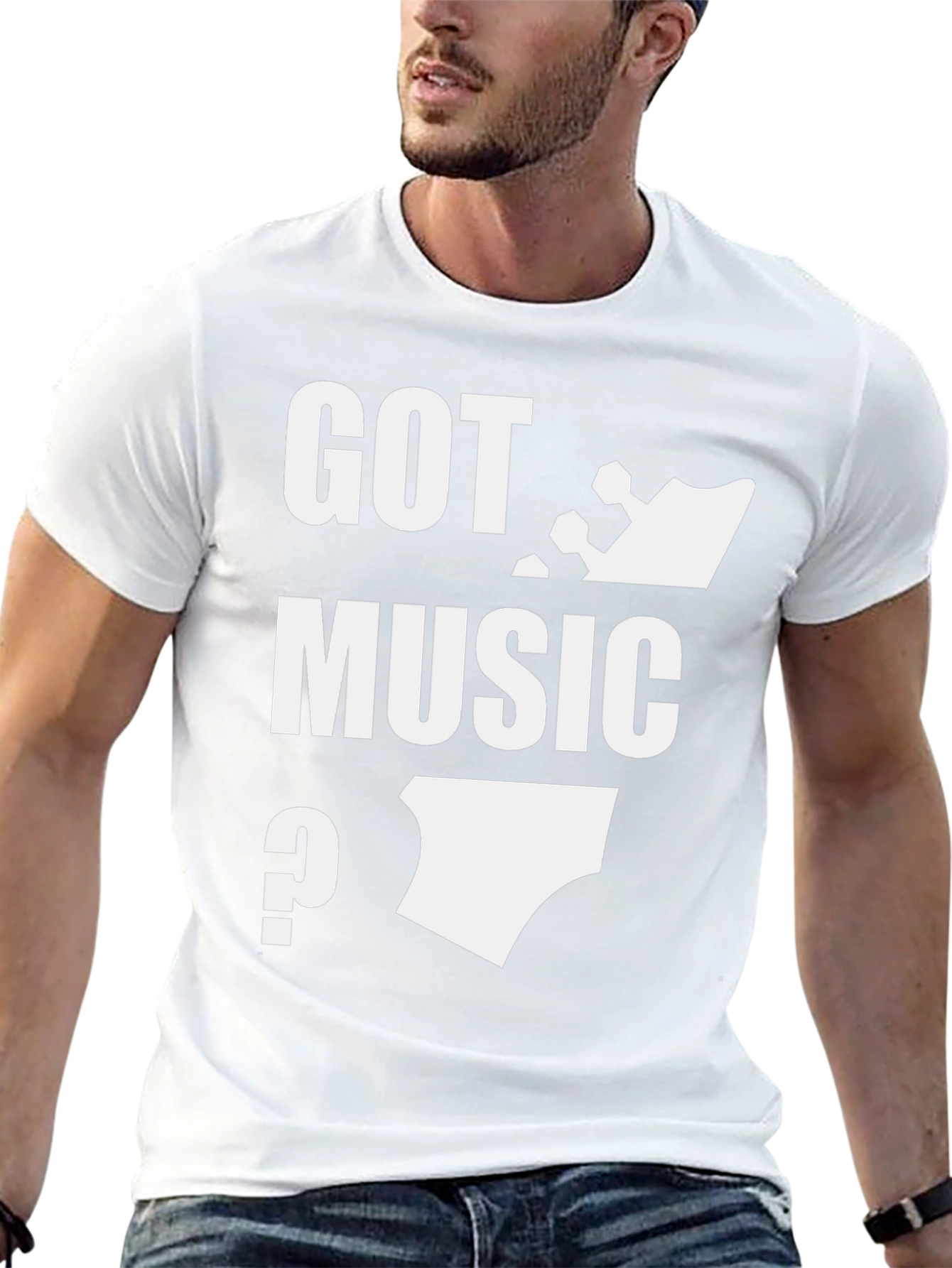 Got Music? Black T-Shirt Graphic Tee