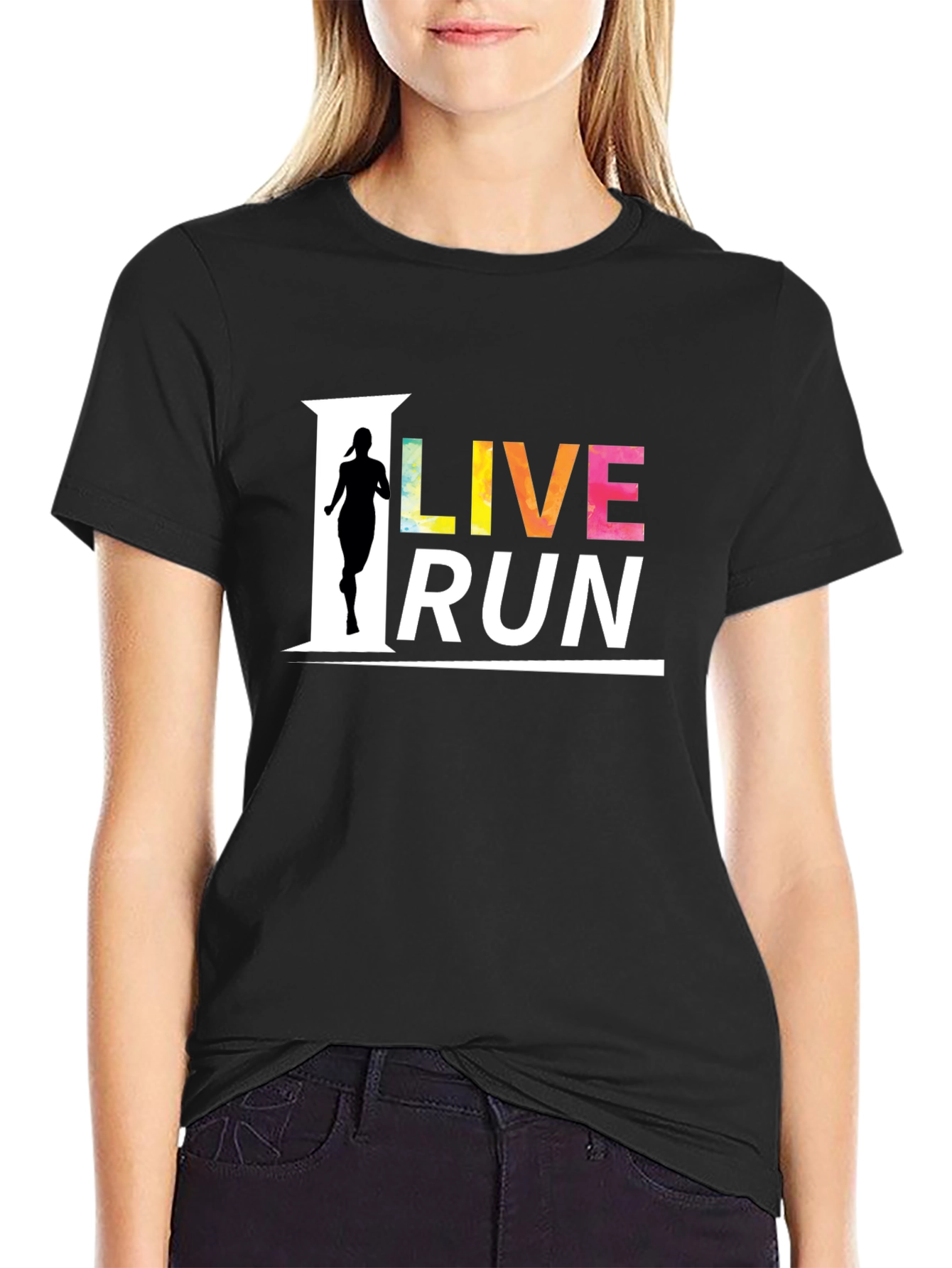 Live Run Graphic Tee - Activewear T-Shirt