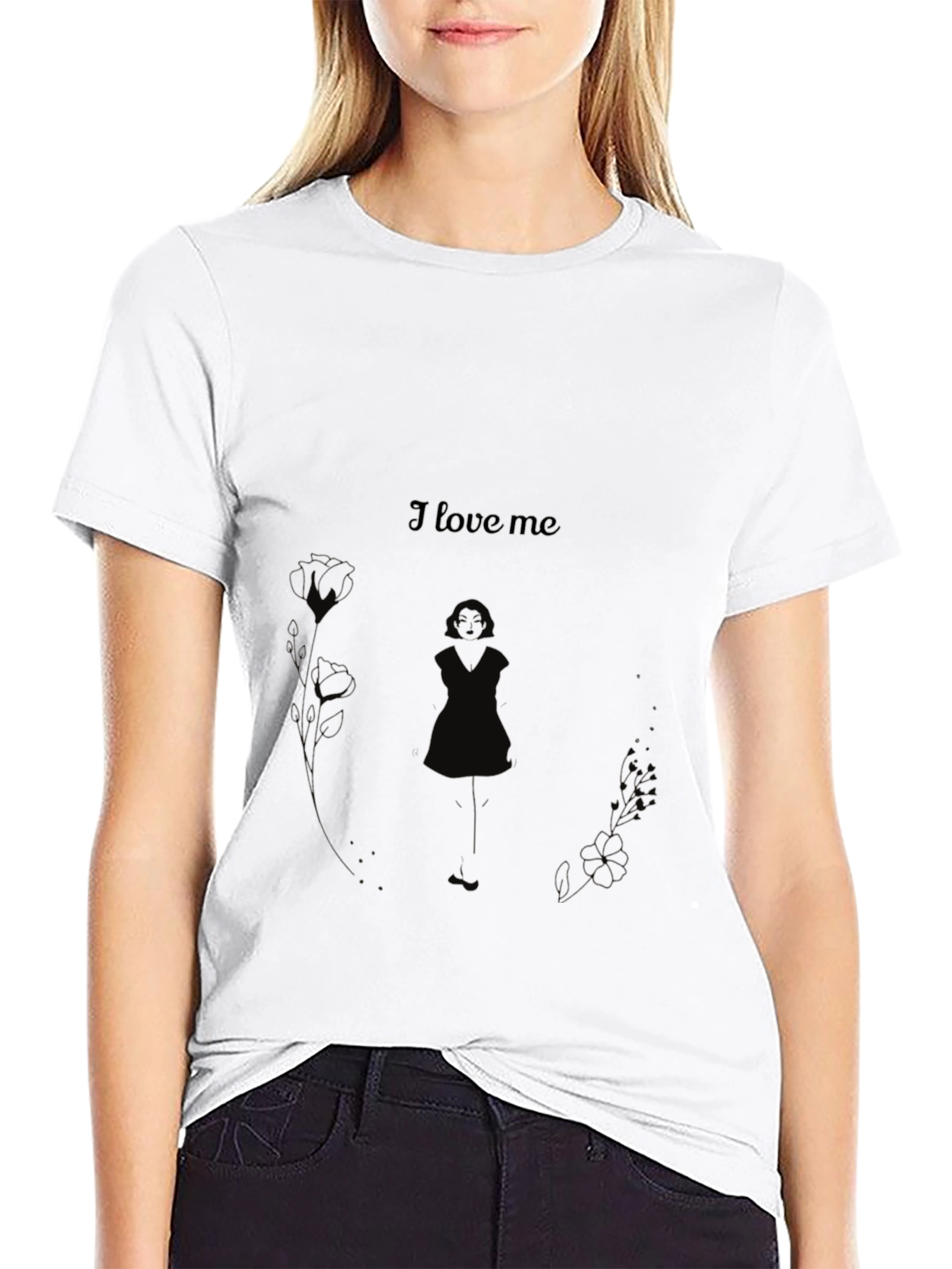 I Love Me Black Graphic Tee