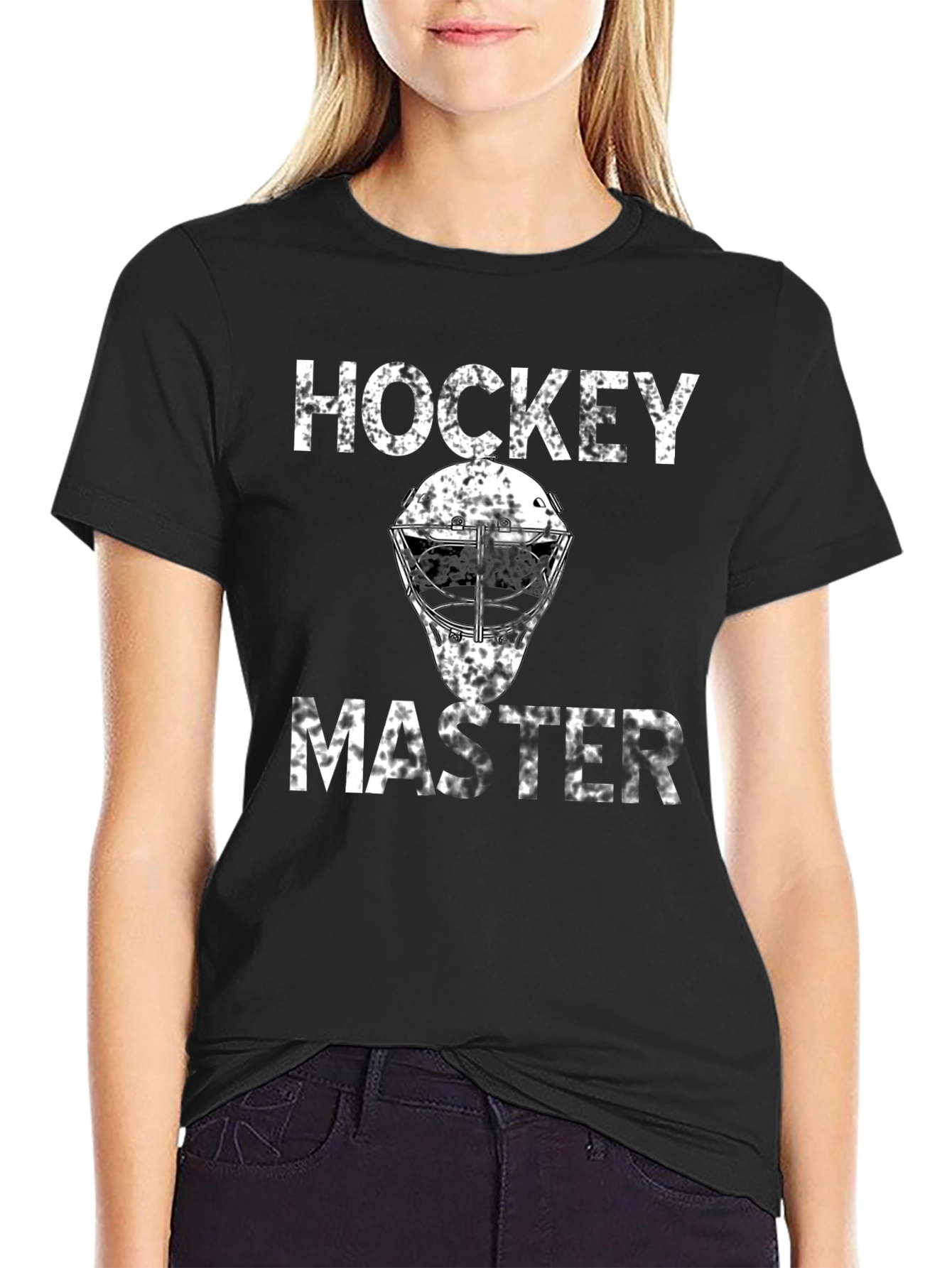 Hockey Master Graphic Tee - Black