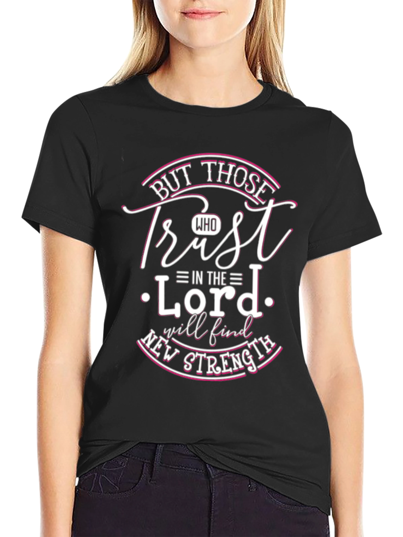Trust in the Lord Black Graphic Tee