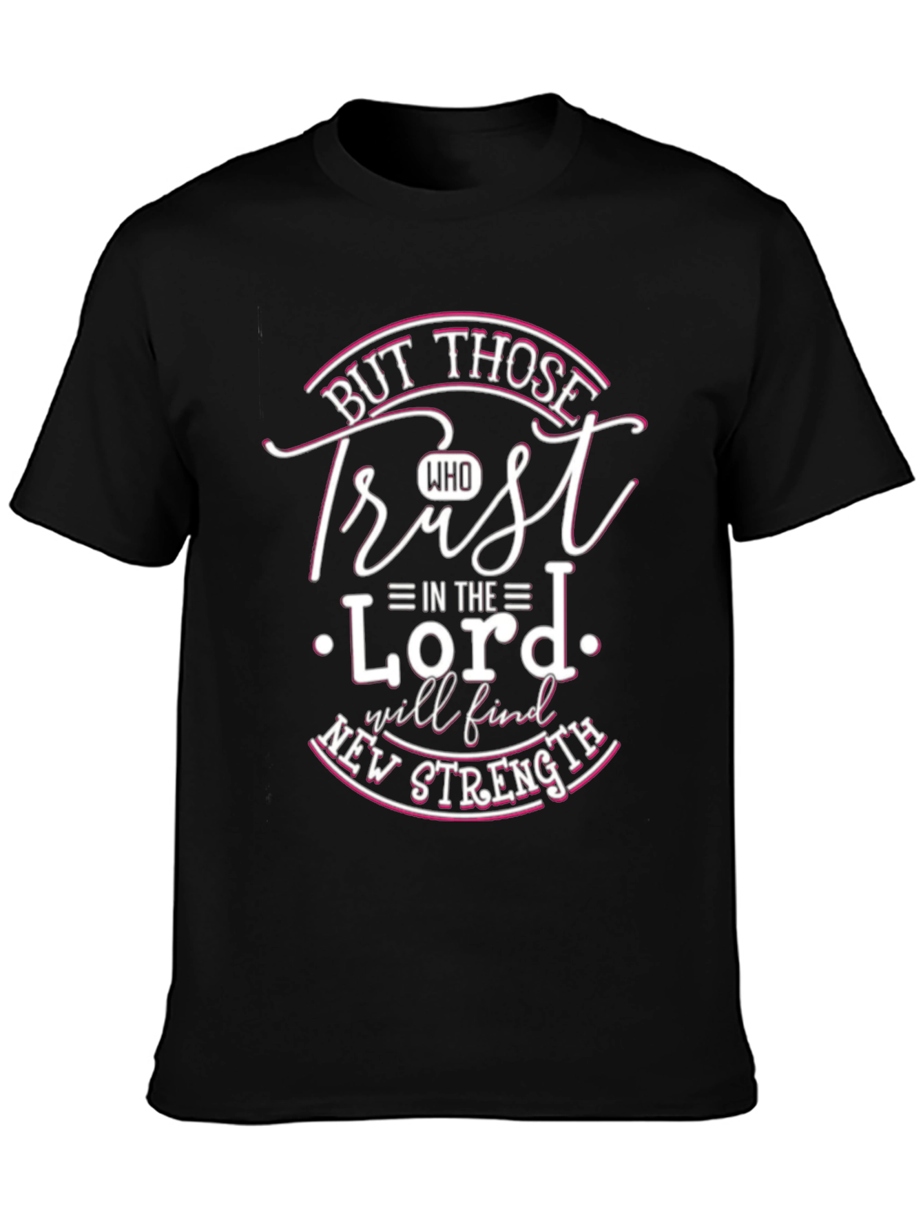 Trust in the Lord Black Graphic Tee