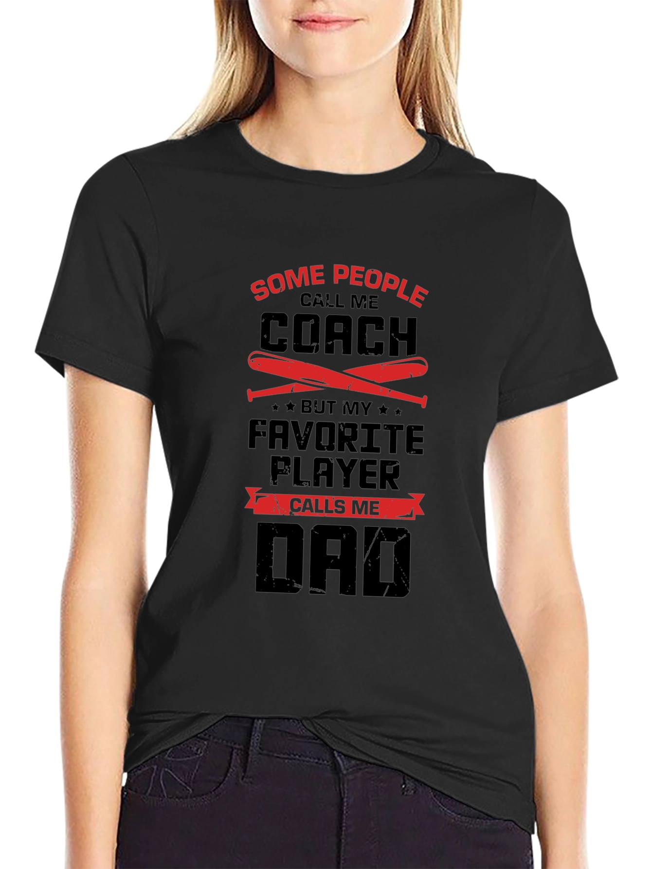 Coach Dad T-Shirt: Favorite Player Calls Me Dad