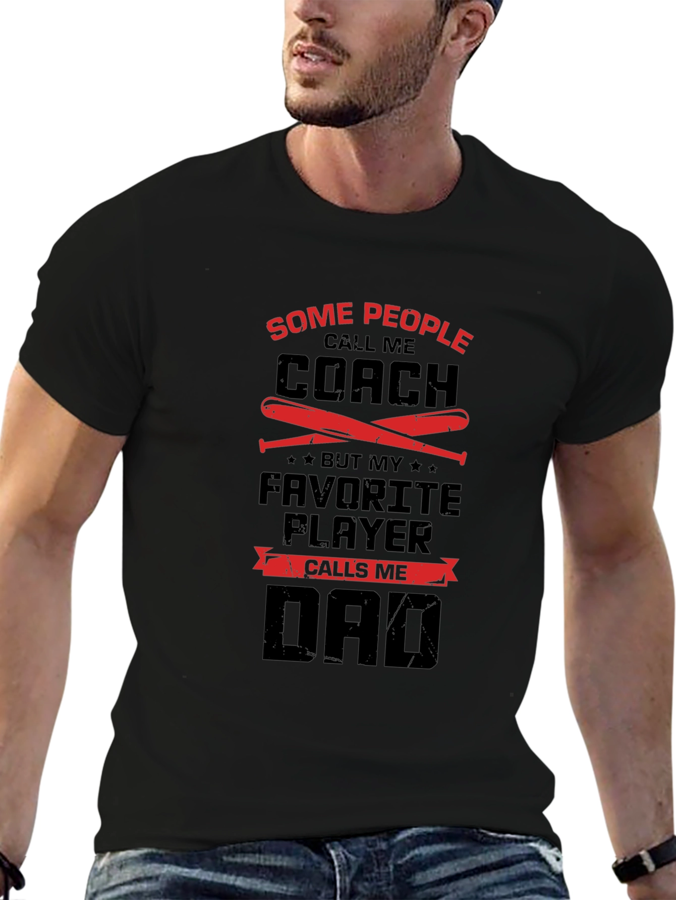 Coach Dad T-Shirt: Favorite Player Calls Me Dad