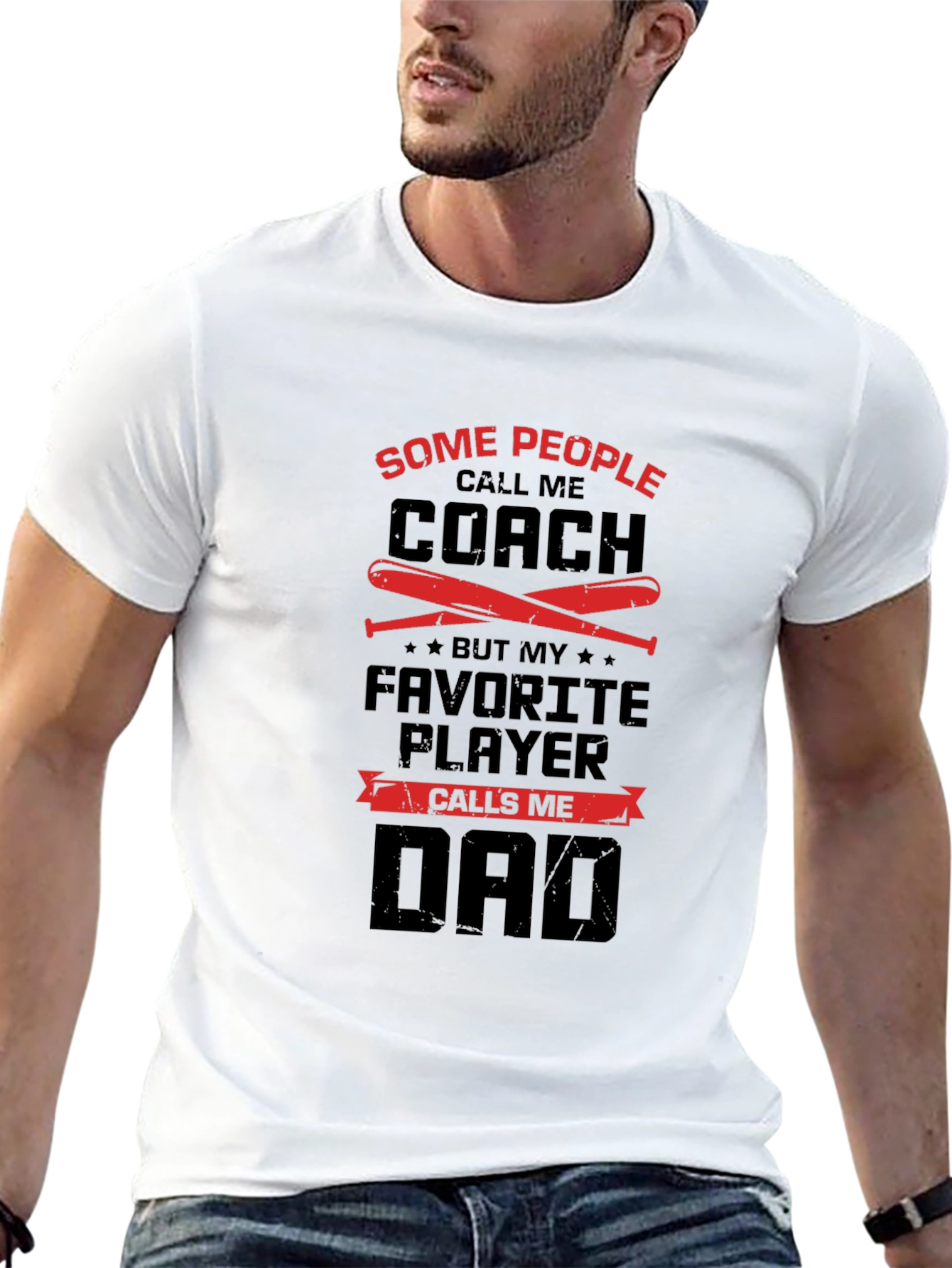 Coach Dad T-Shirt: Favorite Player Calls Me Dad