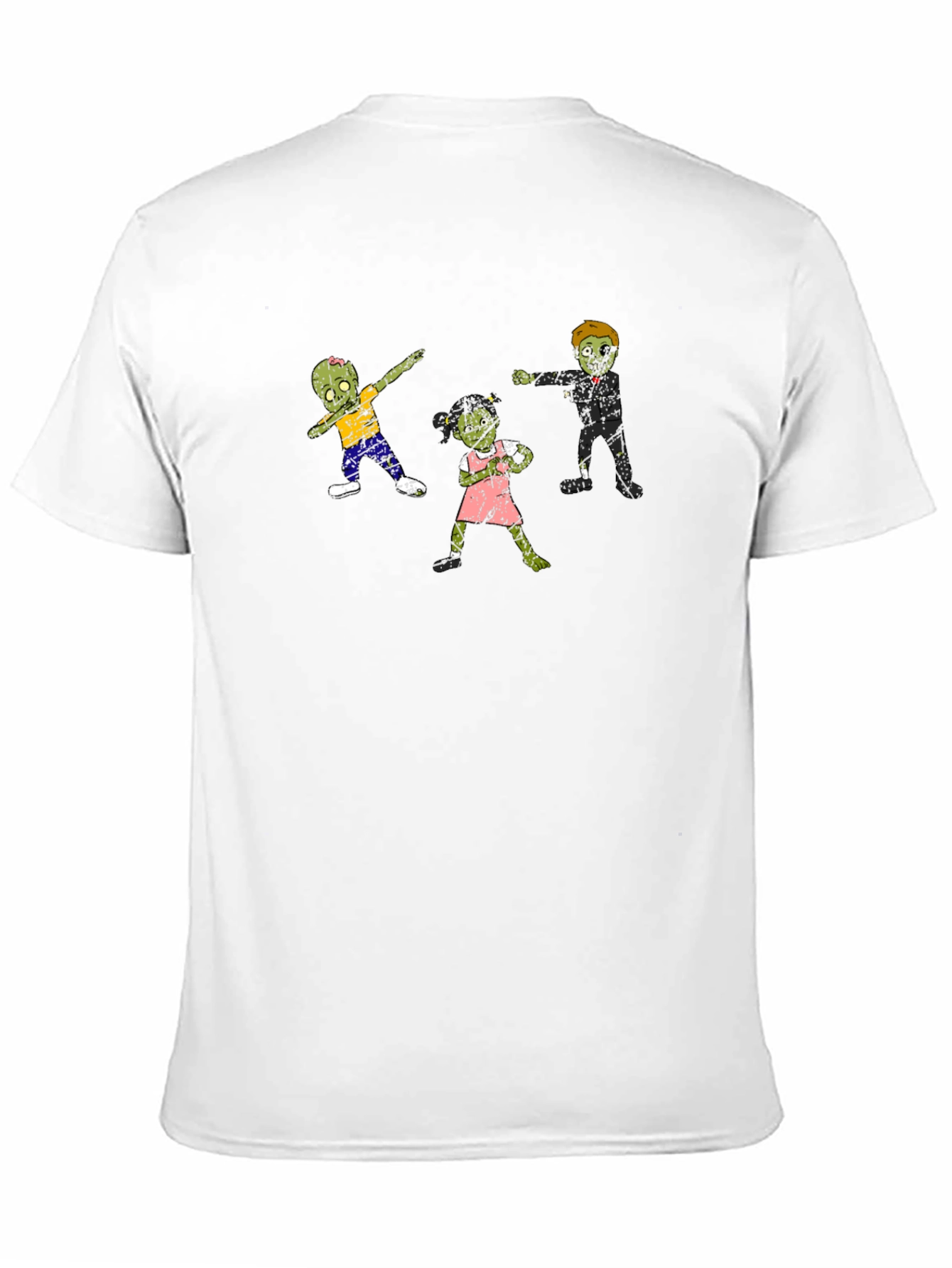 Zombie Family T-Shirt - Cool Black Tee