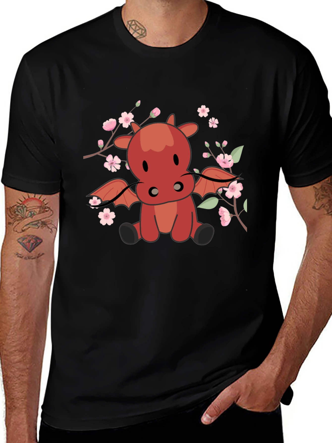 Dragon & Cherry Blossom T-Shirt