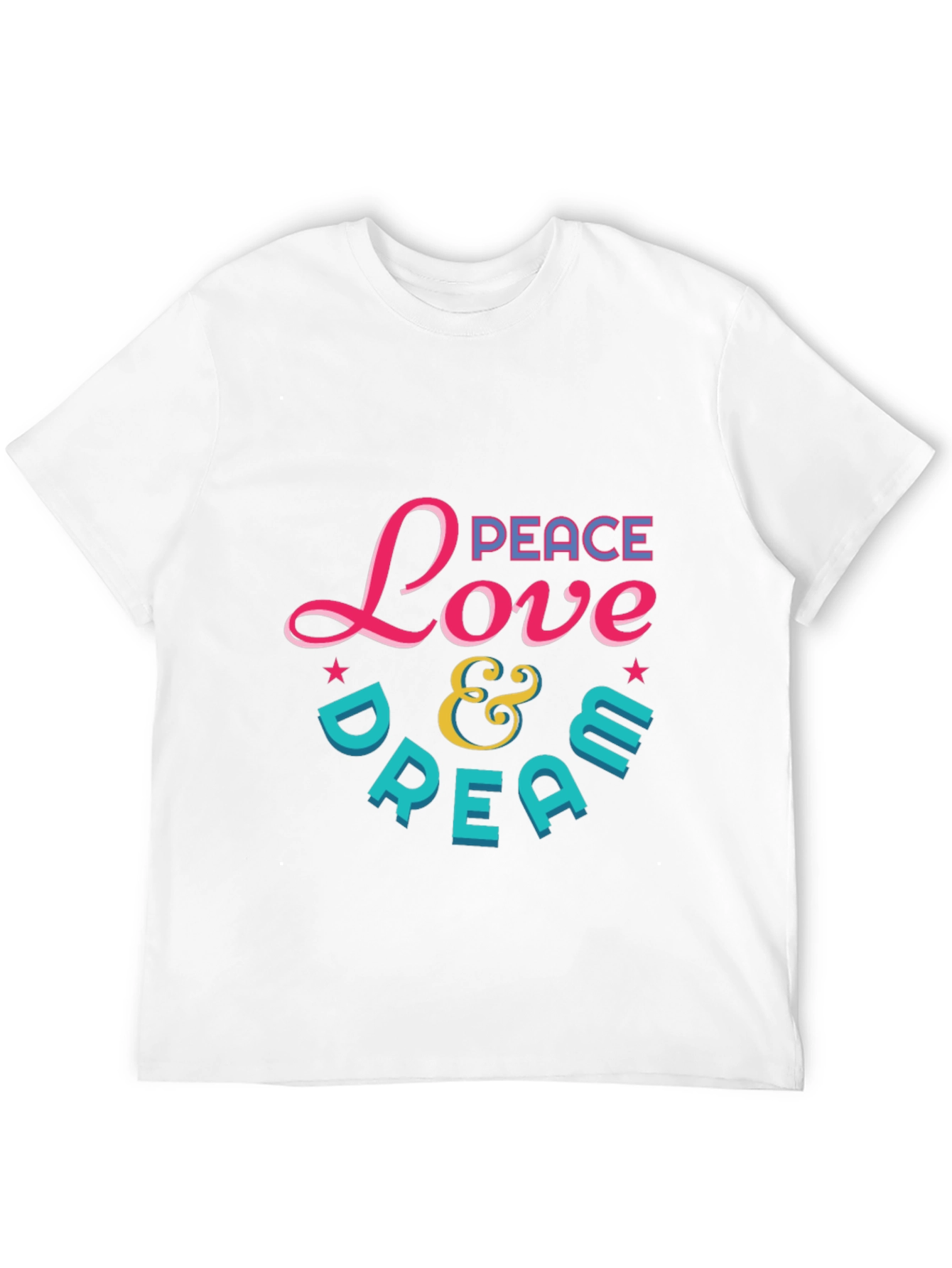 Peace Love & Dream Graphic T-Shirt