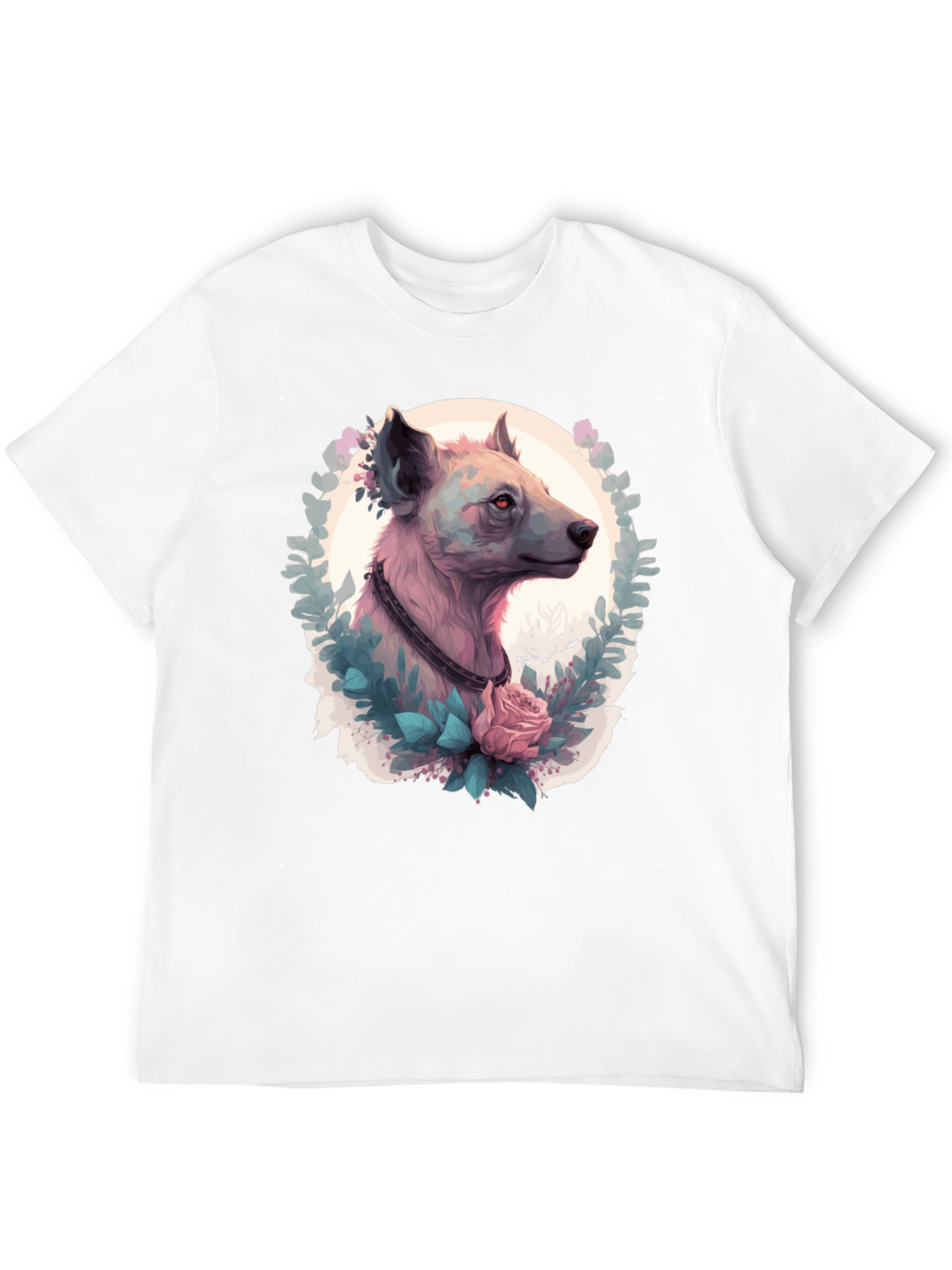 Hyena Portrait T-Shirt - Unique Animal Graphic Tee