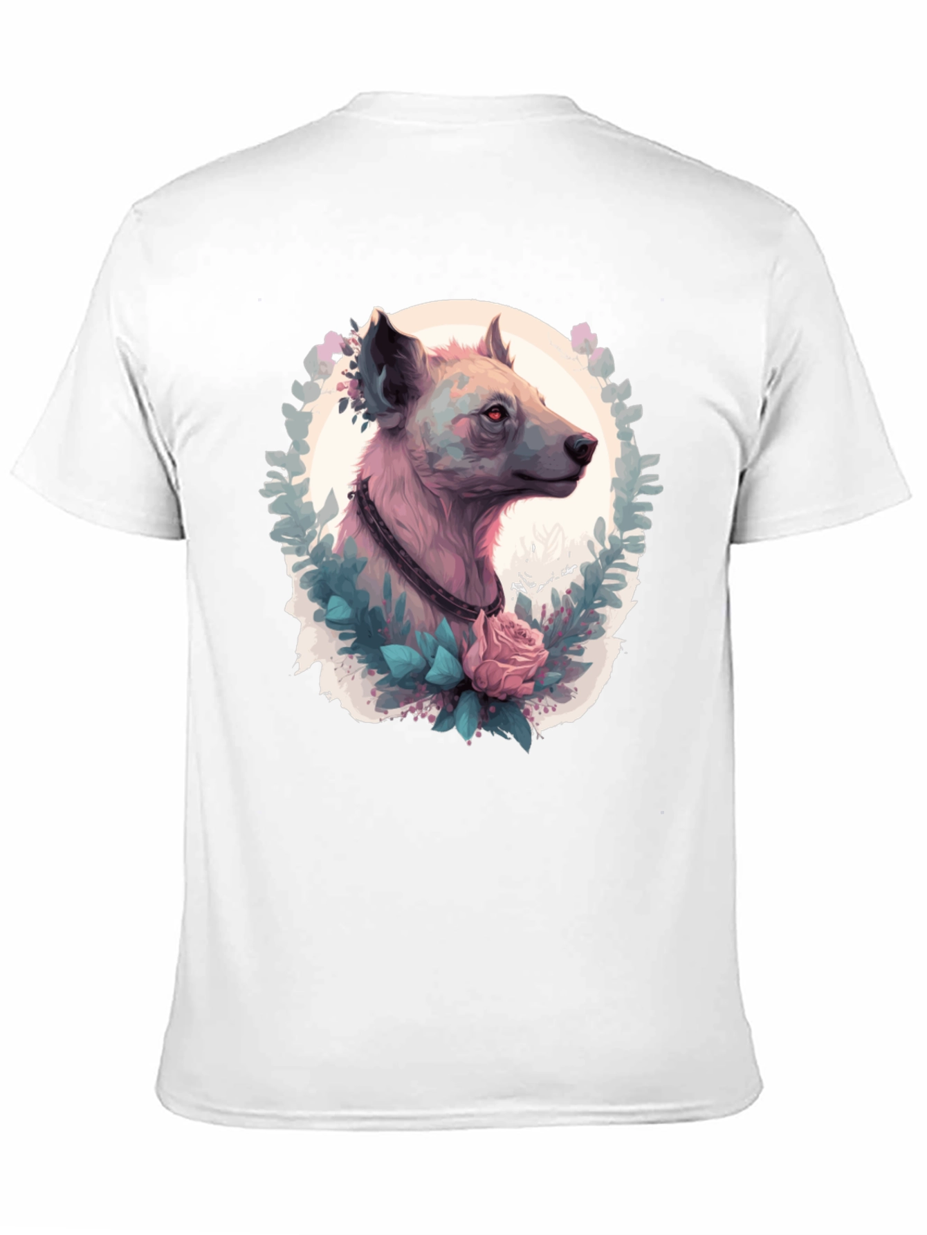 Hyena Portrait T-Shirt - Unique Animal Graphic Tee
