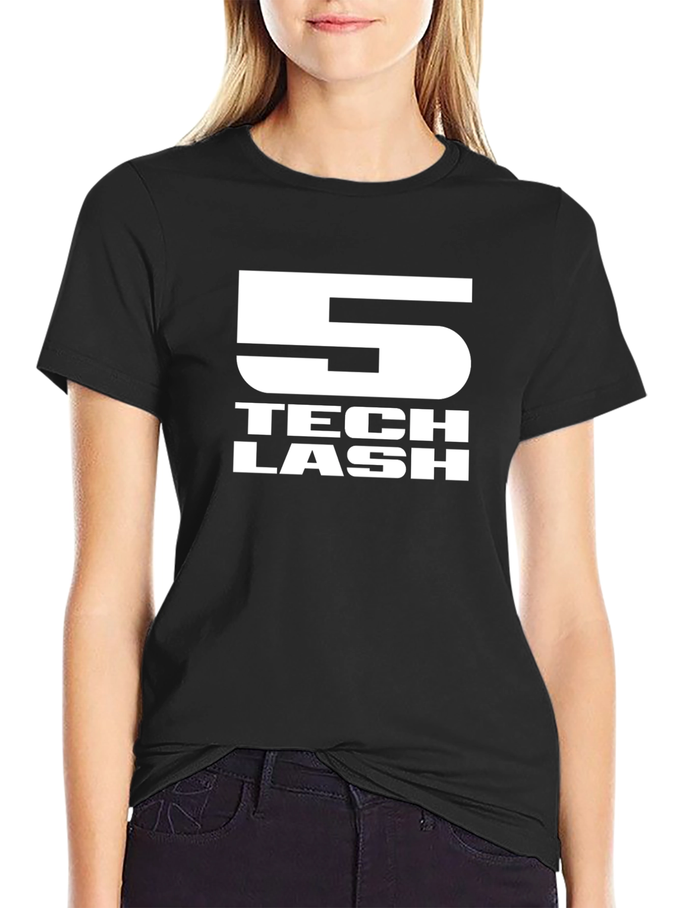 5 Tech Lash Graphic T-Shirt - Bold Design