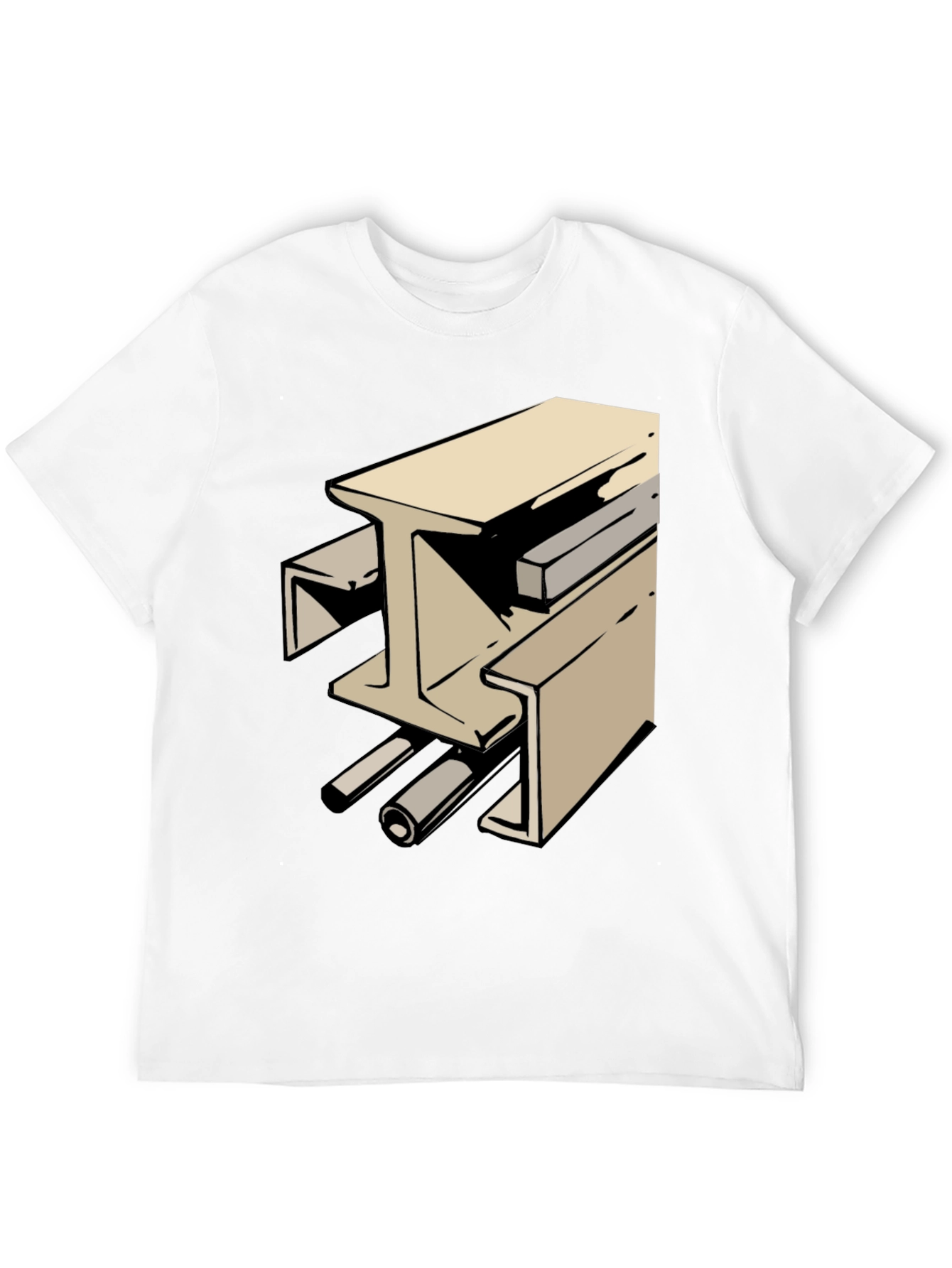 Construction Tee: Beam Graphic T-Shirt