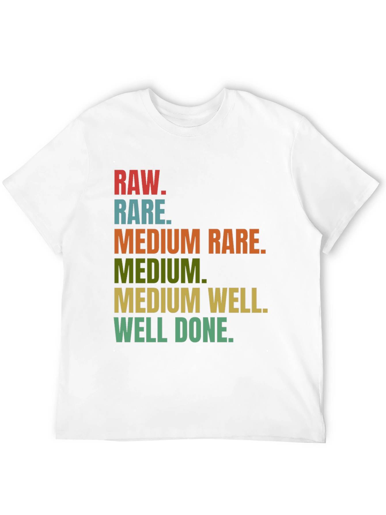Steak Doneness T-Shirt - Funny Grilling Tee