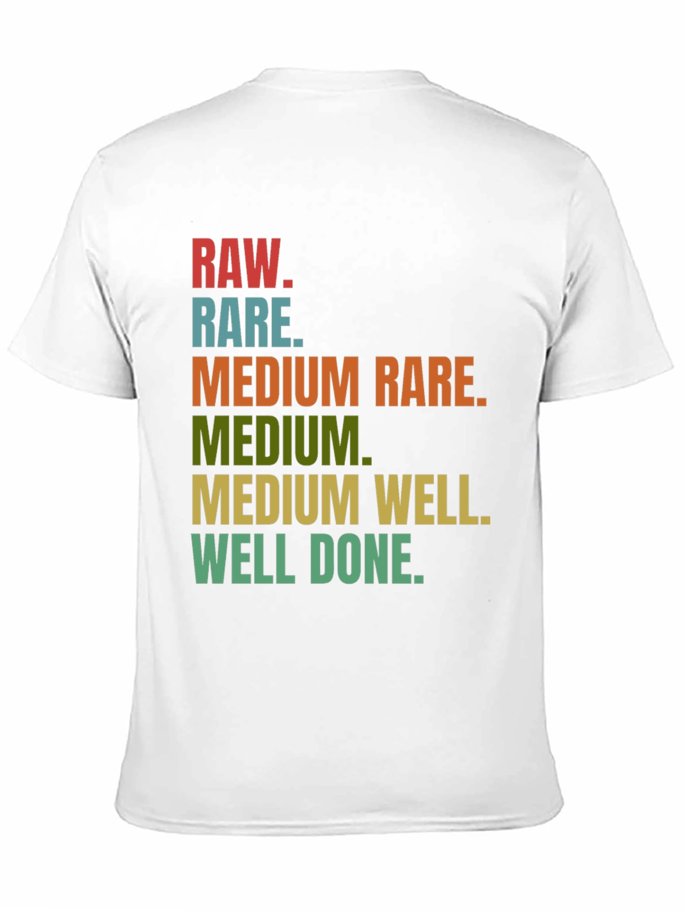 Steak Doneness T-Shirt - Funny Grilling Tee