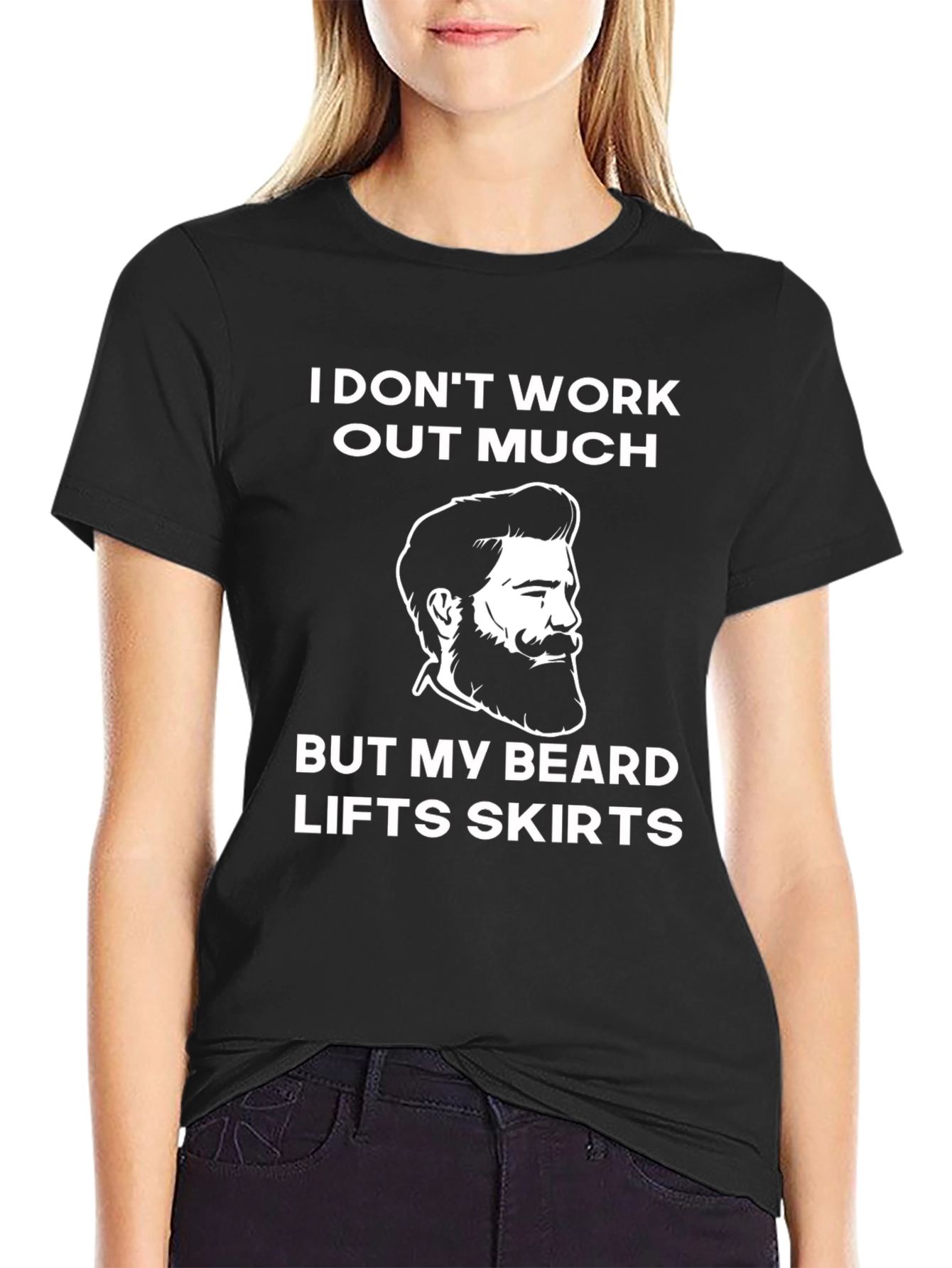 Beard Lifts Skirts Mens Graphic T-Shirt